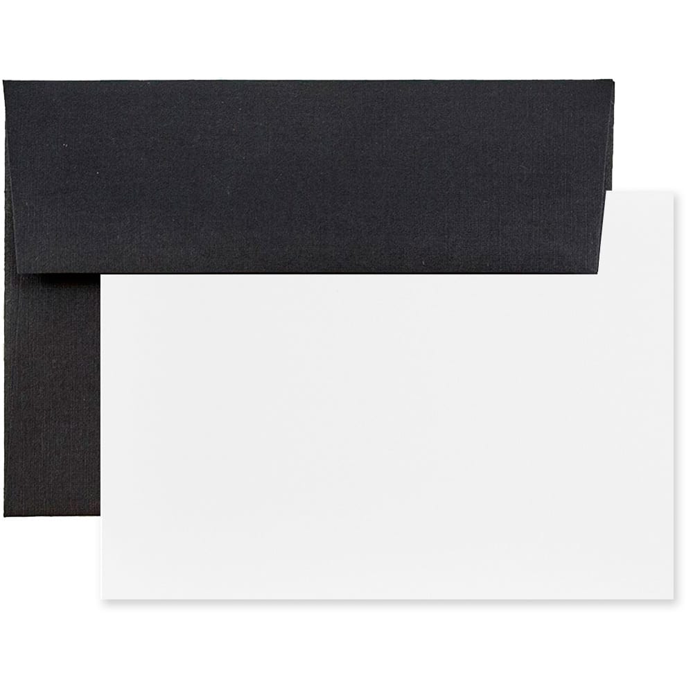 JAM Paper A6 Blank Greeting Cards &#x26; Envelopes Set, 100ct.