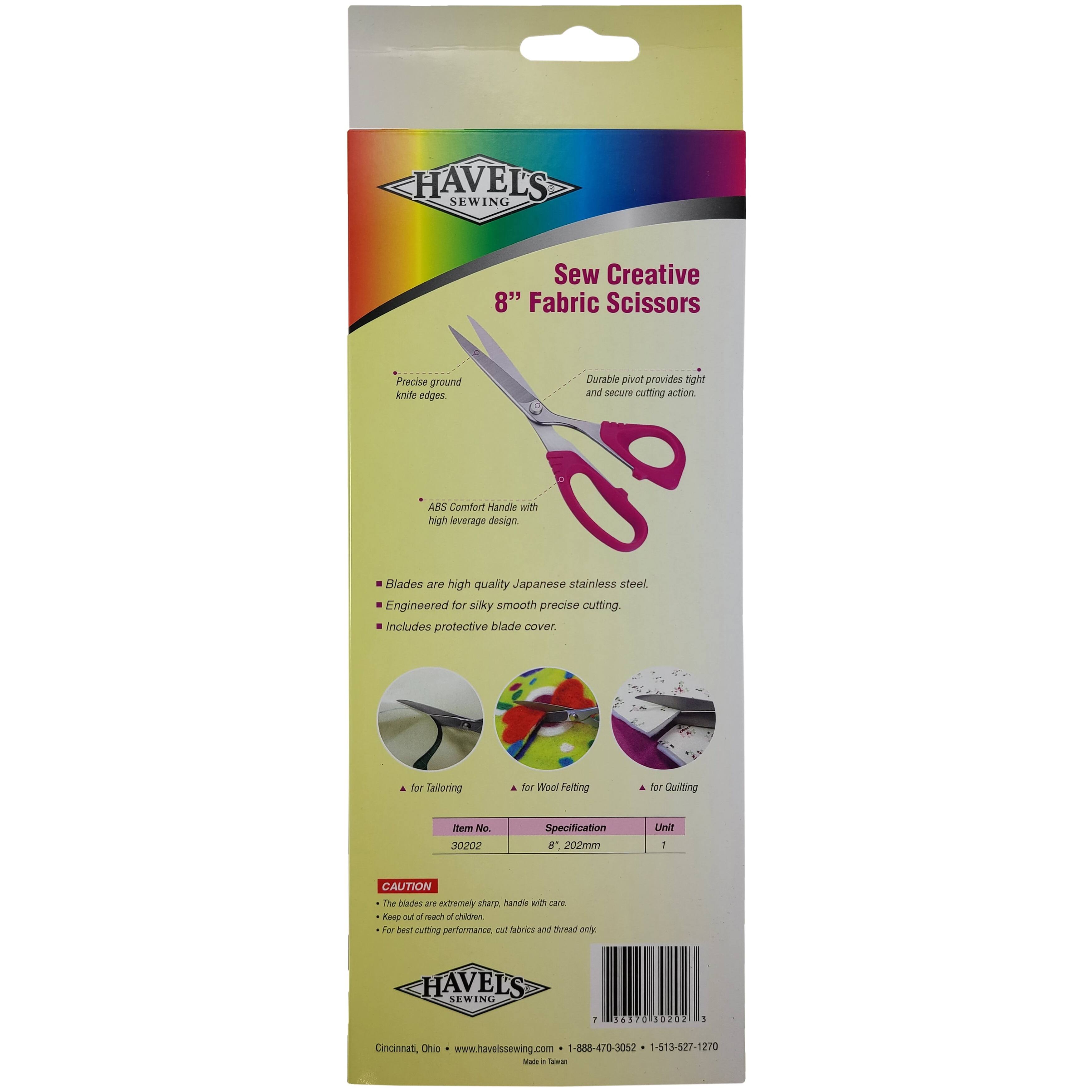 Havel&#x27;s&#x2122; 8&#x22; Sew Creative Quilting Sewing Fabric Scissors