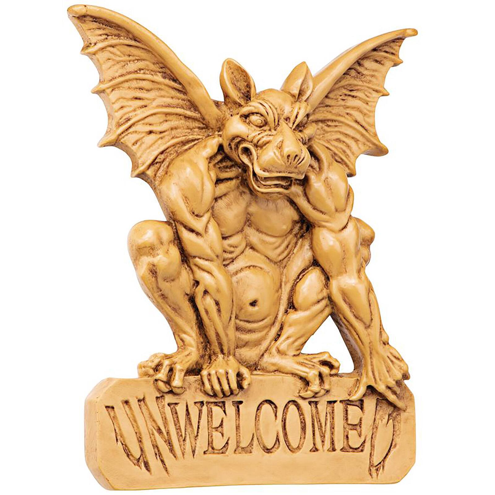 Design Toscano UNWelcomeD Gargoyle Plaque