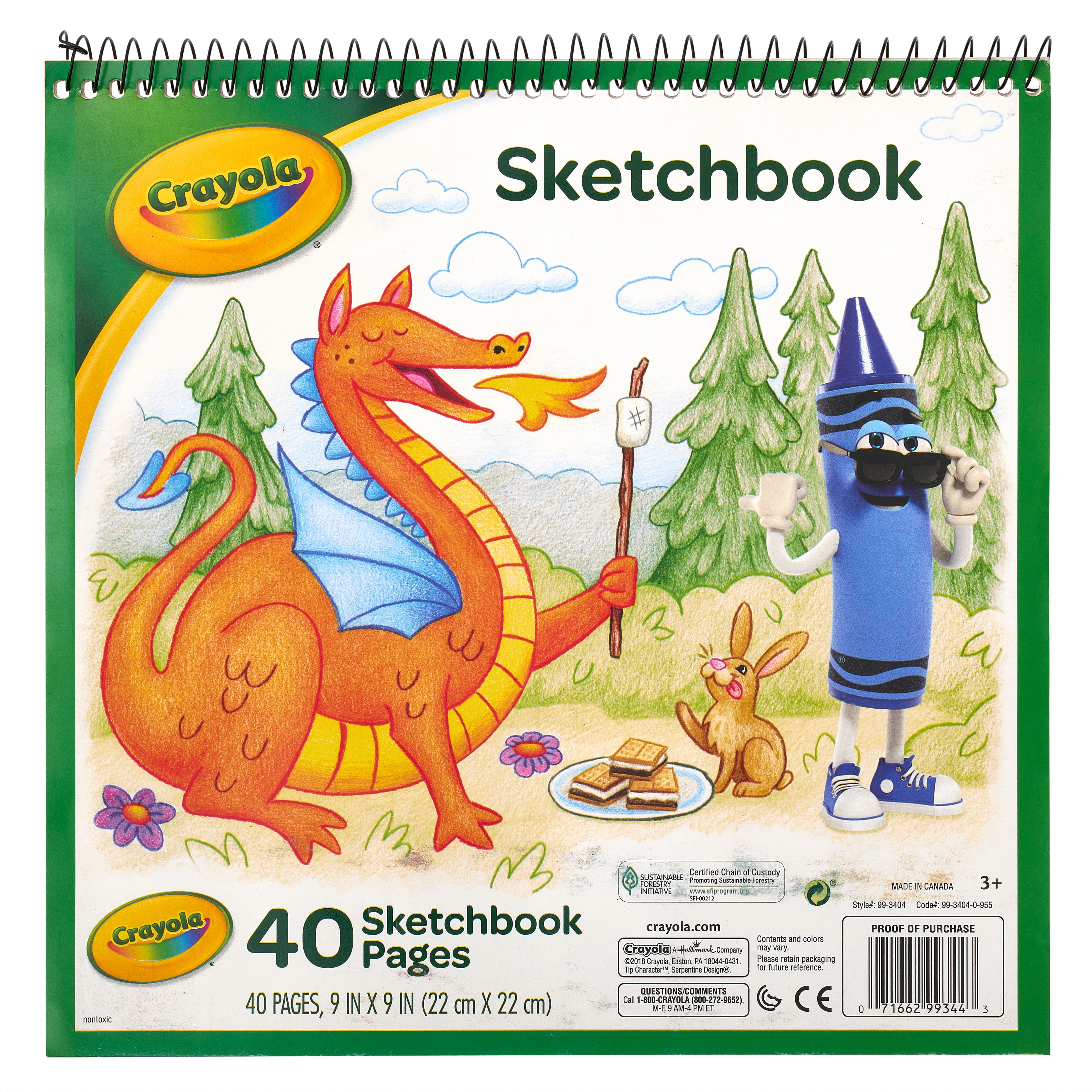 12 Pack: Crayola&#xAE; Heavyweight Drawing Paper Sketchbook