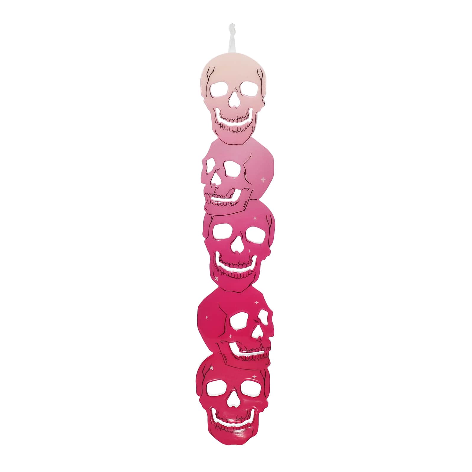 13&#x22; Pink Skull Stack Wall D&#xE9;cor by Ashland&#xAE;