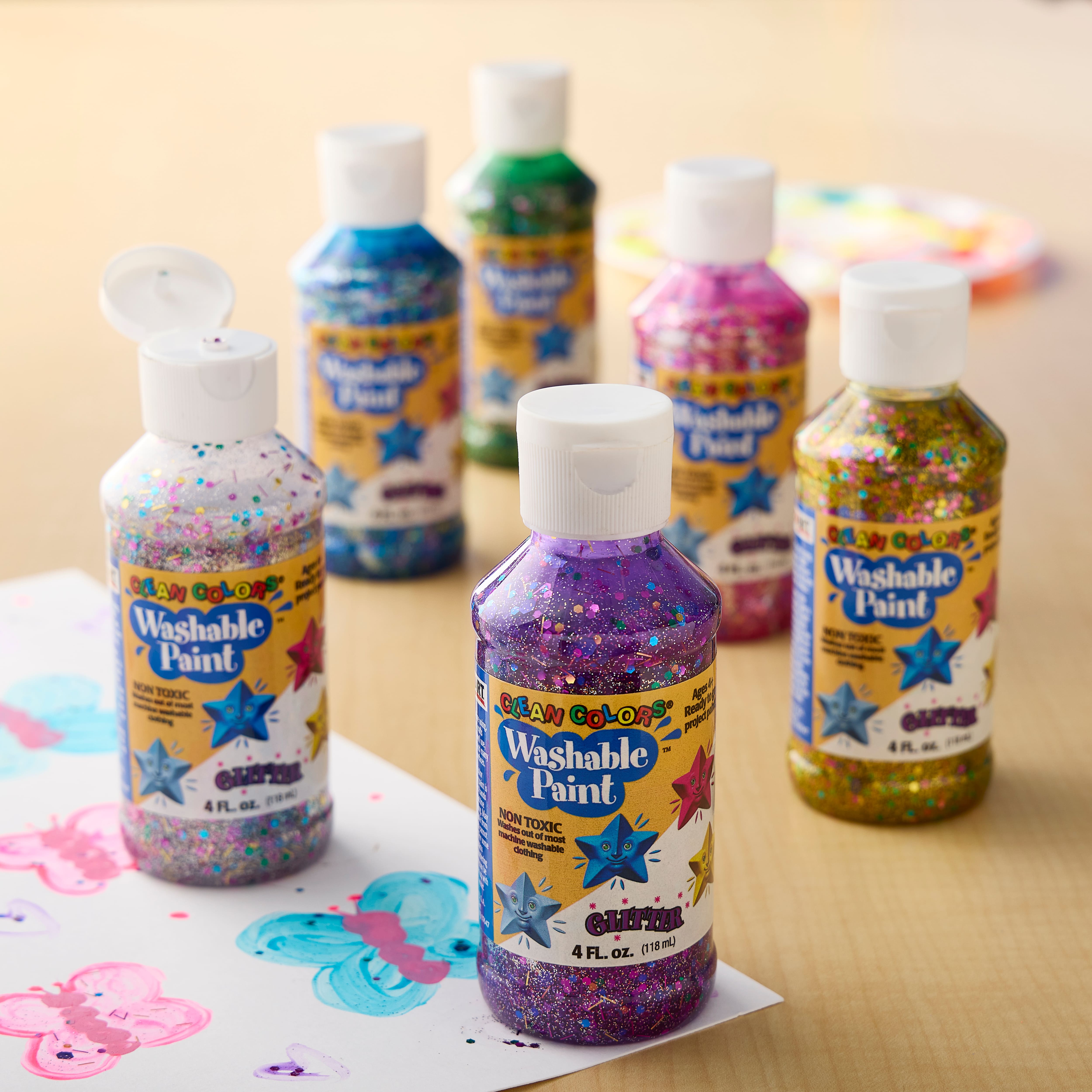 Rich Art Washable Glitter Paint Set