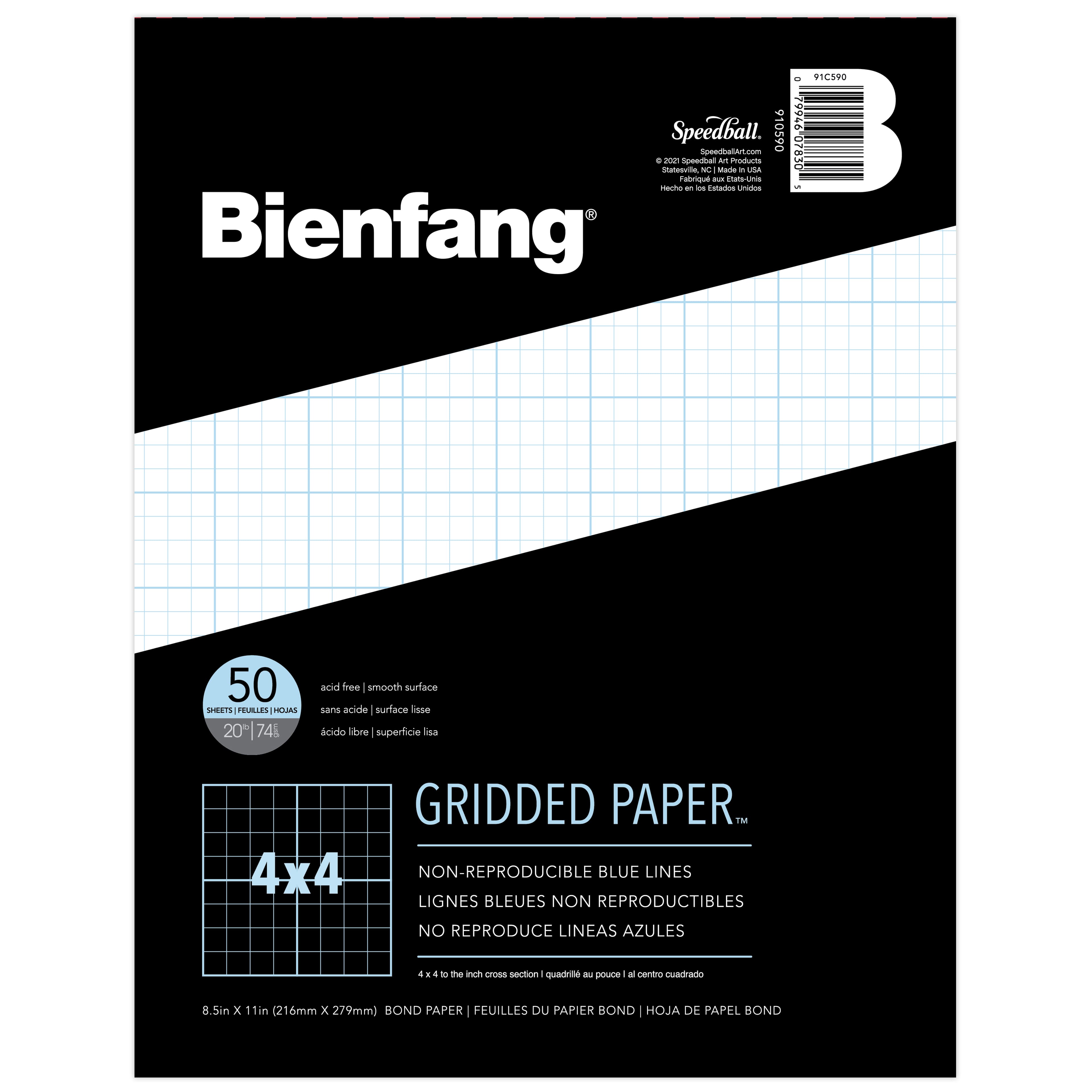 Bienfang® Designer Gridded Paper Pad
