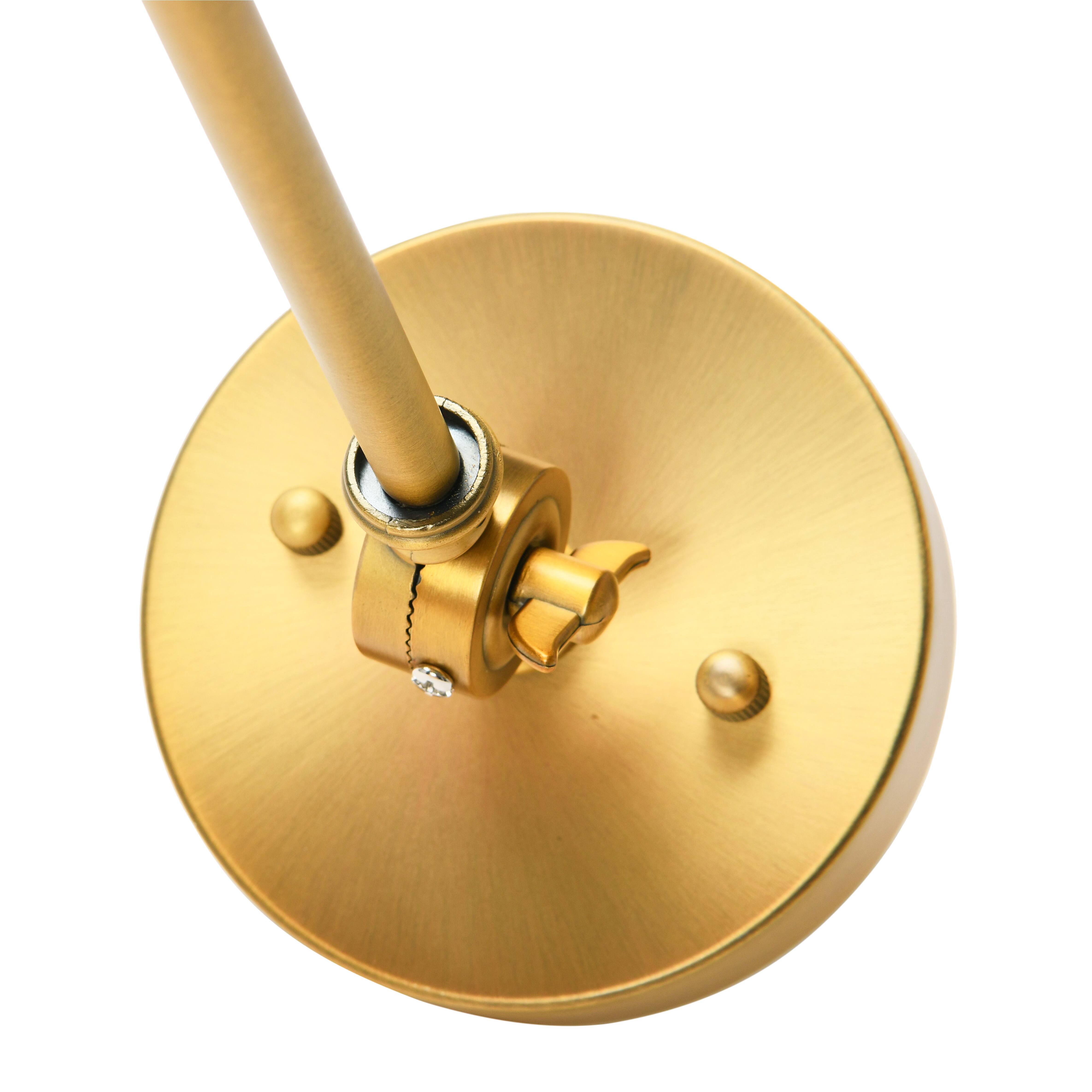 Hello Honey® 29" Antique Metal Brass Finish Coastal Adjustable Wall Sconce