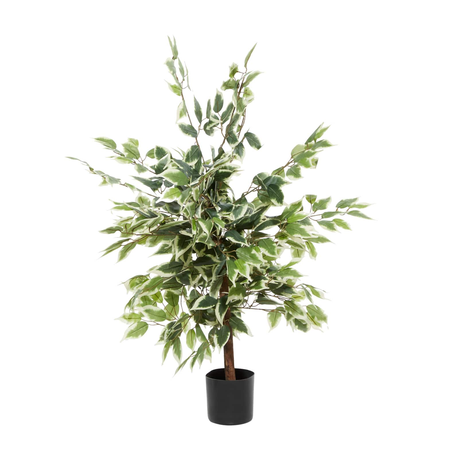 Ficus Tree Artificial Decorative Foliage, 45&#x22;, Green