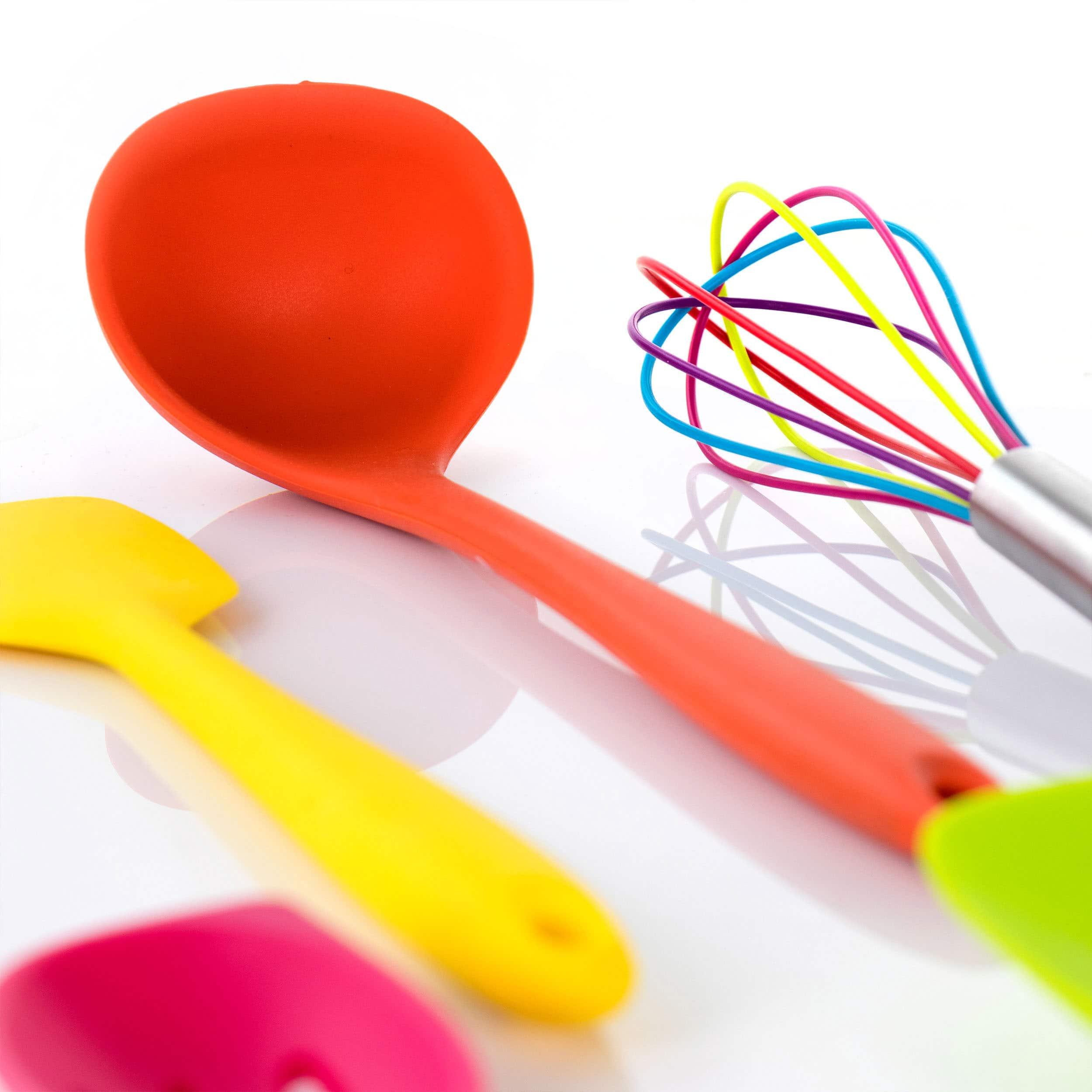 MegaChef Multicolor Silicone Cooking Utensils Set, 12ct.