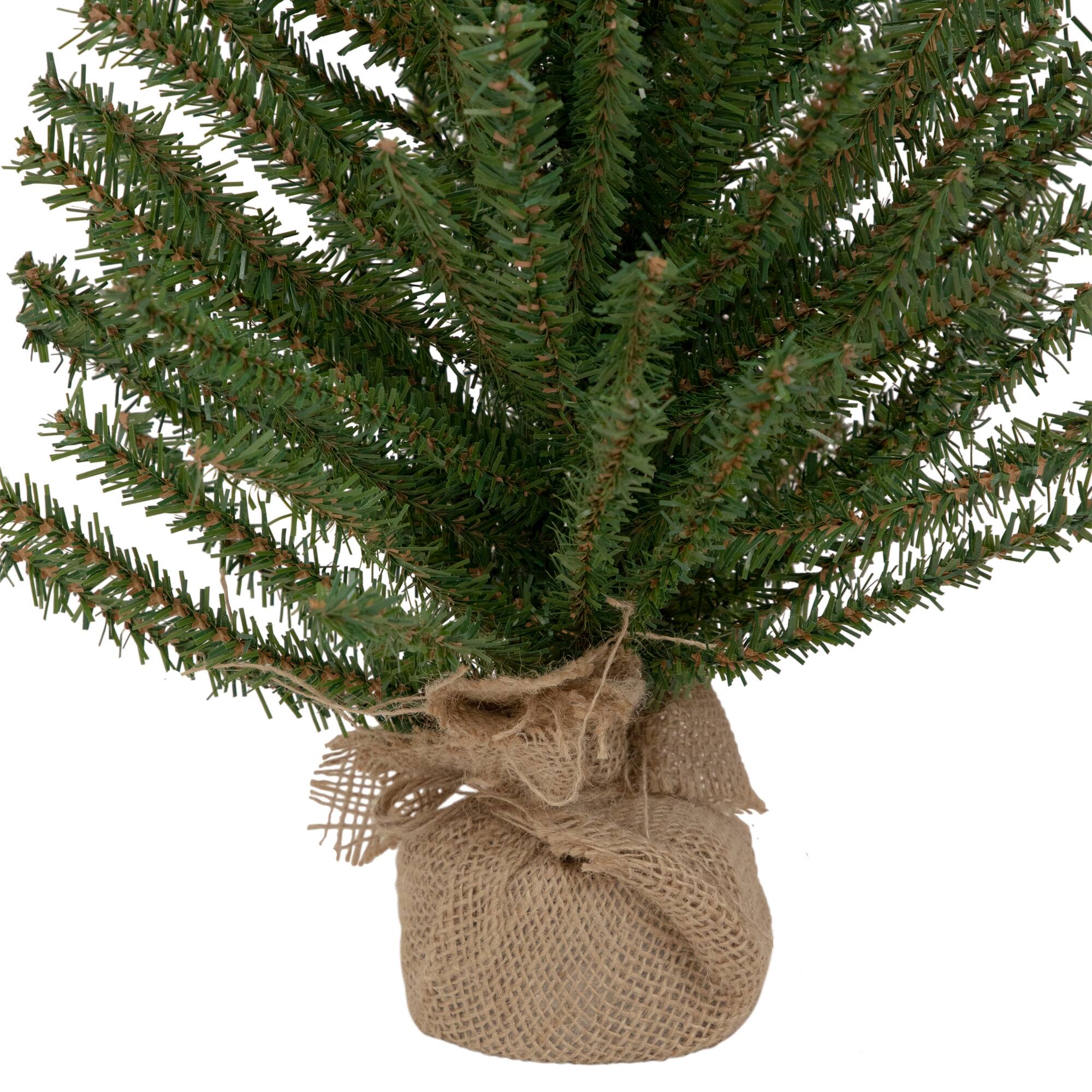 3ft. Unlit Scottsdale Pine Artificial Christmas Tree in Burlap Base