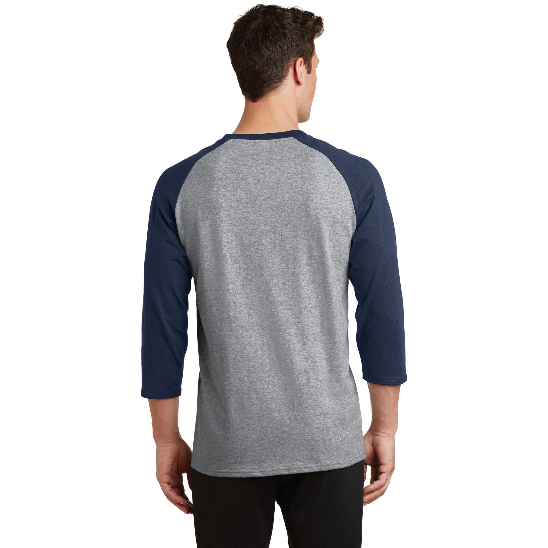 Port & Company® Core Blend 3/4-Sleeve Raglan Tee