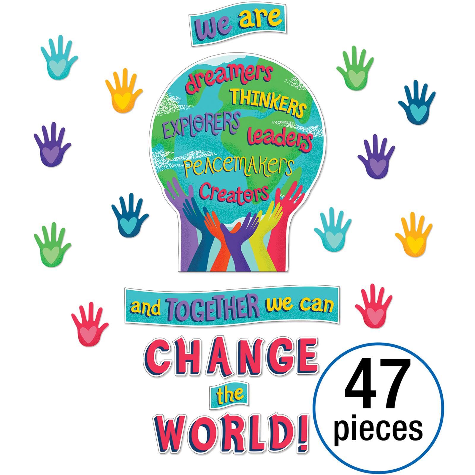 Carson Dellosa Education™ One World Together We Can Change the World Bulletin Board Set