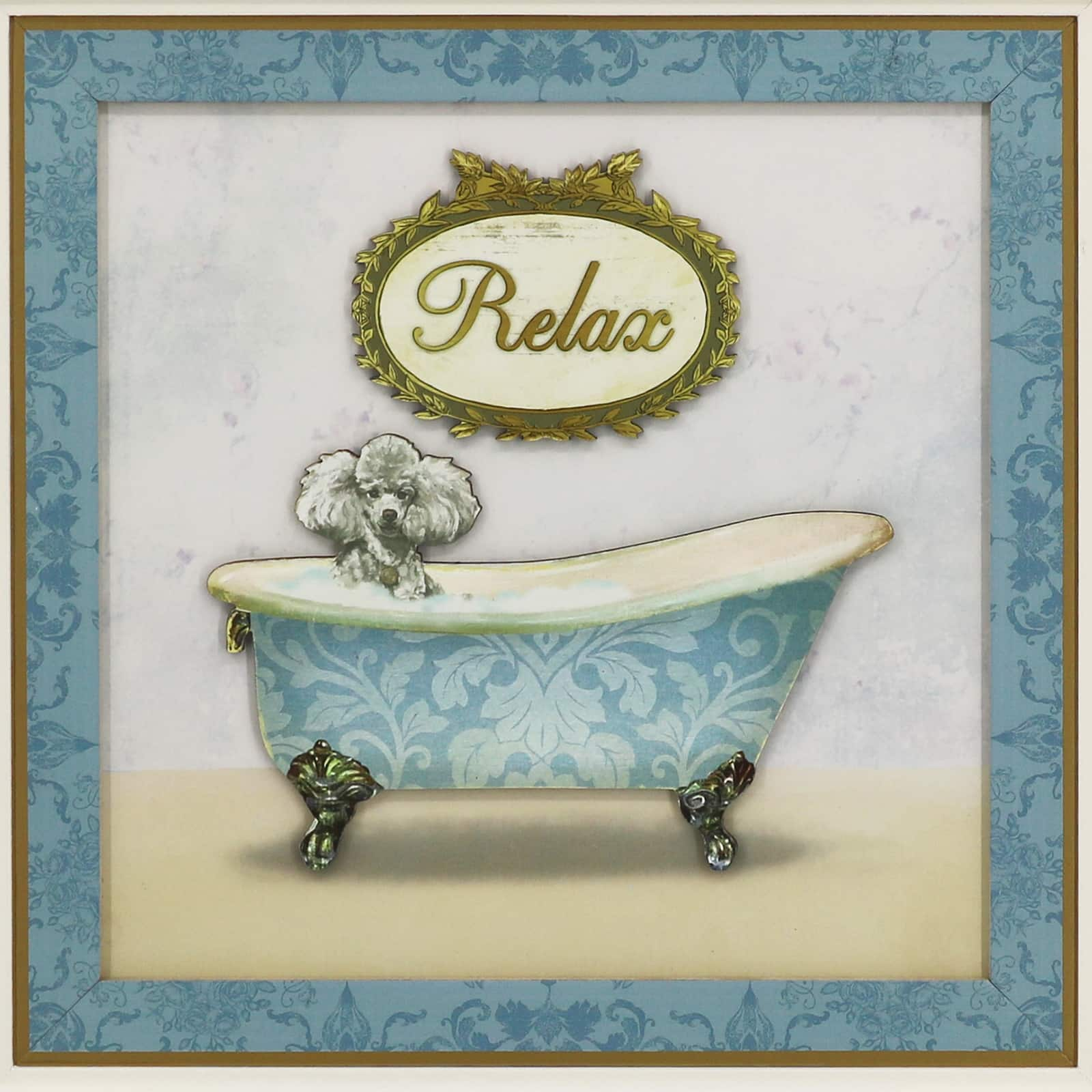 Dog in Bathtub Wall D&#xE9;cor by Ashland&#xAE;