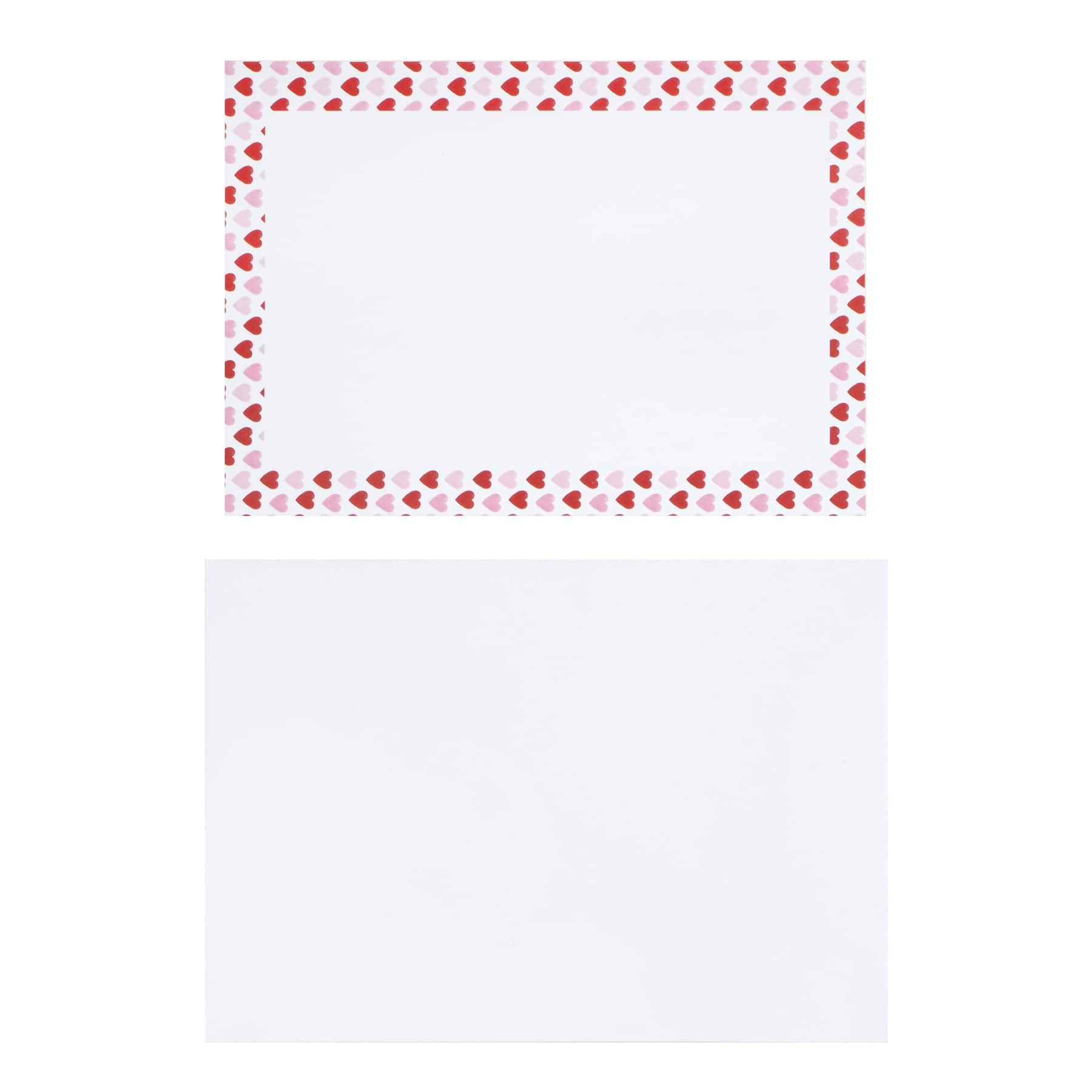 Valentine&#x27;s Day 3.5&#x22; x 4.87&#x22; Pink &#x26; Red Hearts Cards &#x26; Envelopes, 24ct. by Recollections&#x2122;