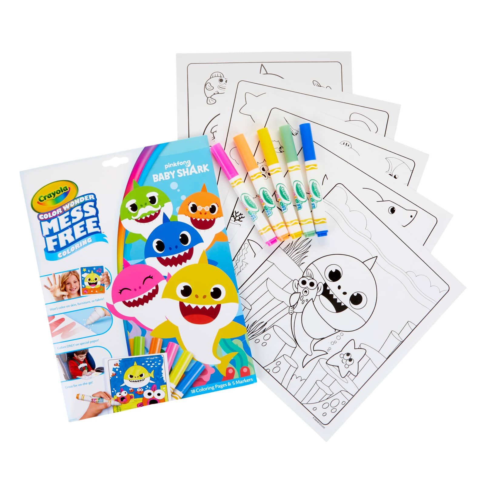 12 Pack: Crayola&#xAE; Color Wonder&#x2122; Coloring Pages Set