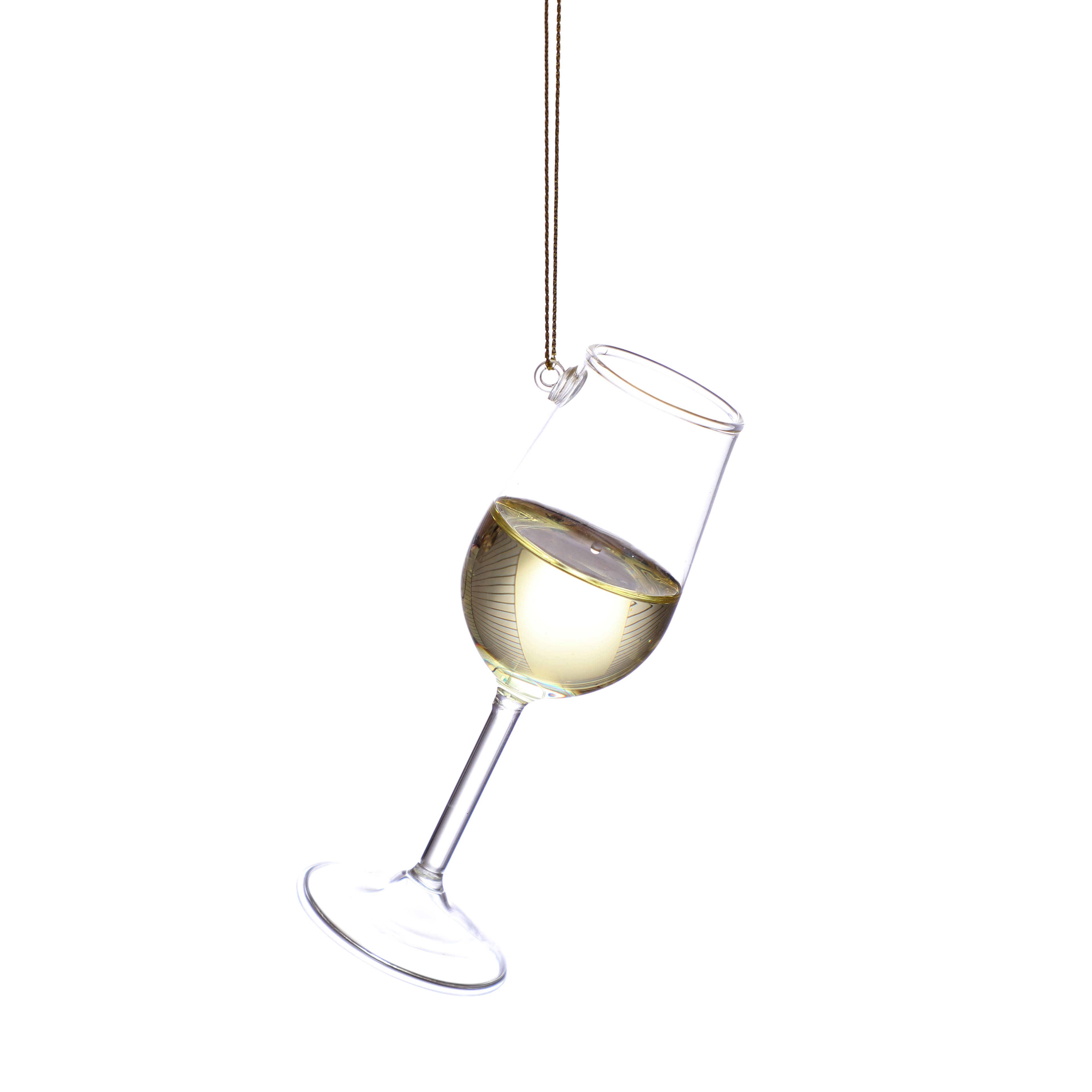 Assorted 4.5&#x22; Wine Glass Ornament by Ashland&#xAE;, 1pc.