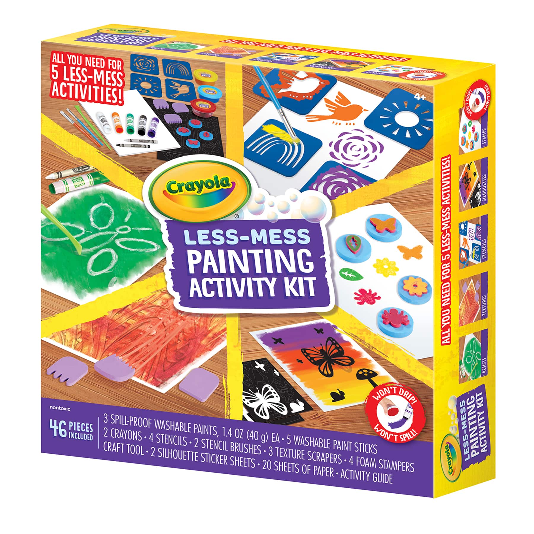 Crayola&#xAE; Less Mess Painting Activity Kit