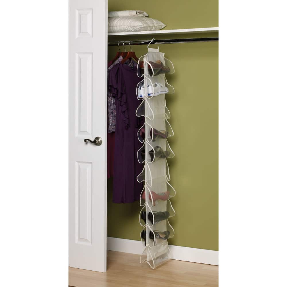 Household Essentials 20 Pocket Closet Shoe File