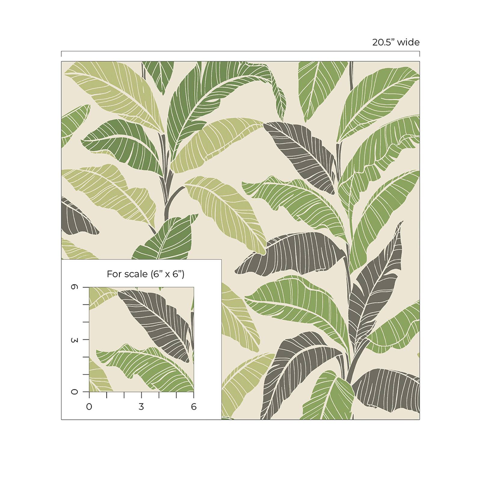 Tommy Bahama Leafy Peel & Stick Wallpaper