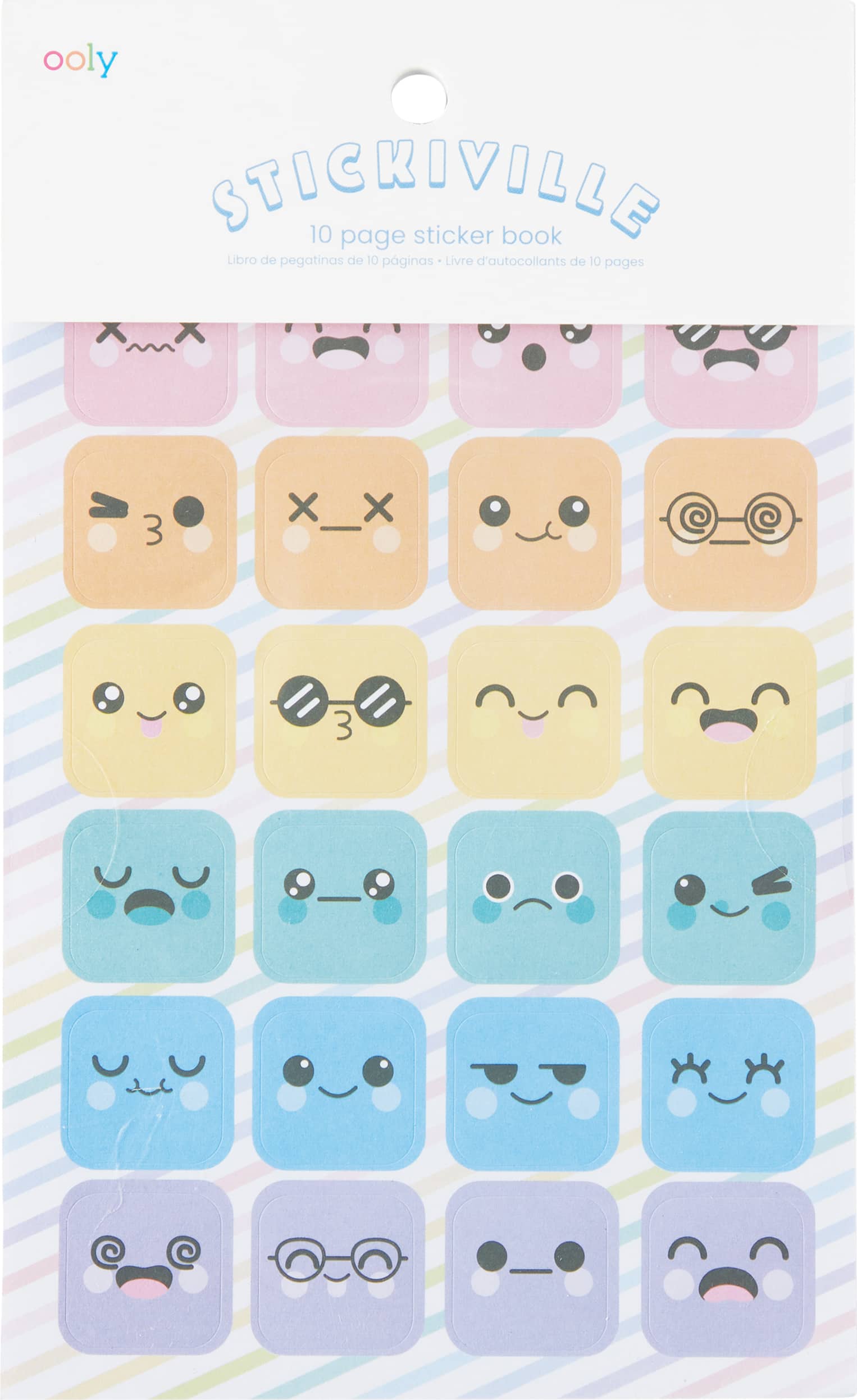 OOLY Stickiville Cute Expressions Sticker Book