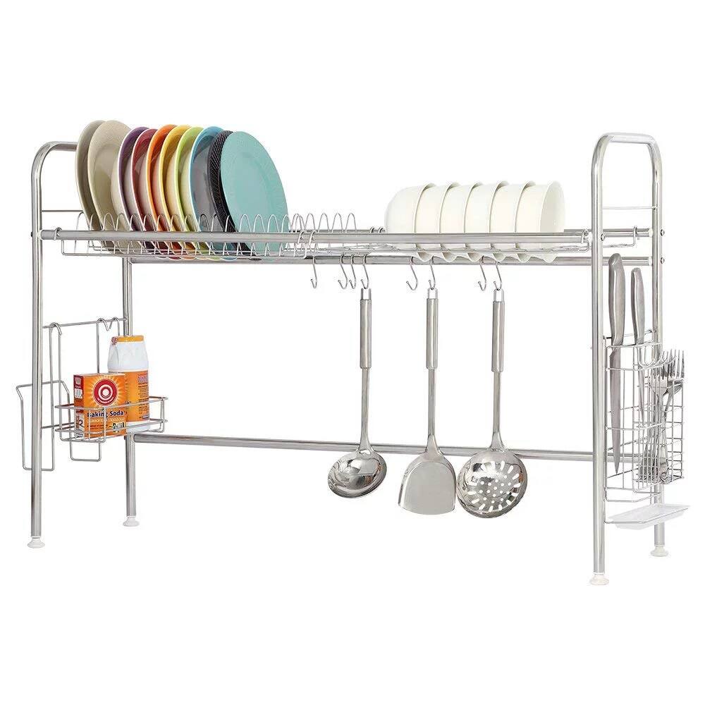 NEX™ Stainless Steel Single Layer Adjustable Dish Rack