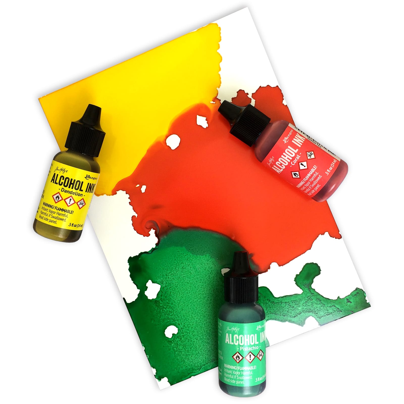 6 Packs: 3 ct. (18 total) Ranger Tim Holtz® Alcohol Ink Kit, Key West