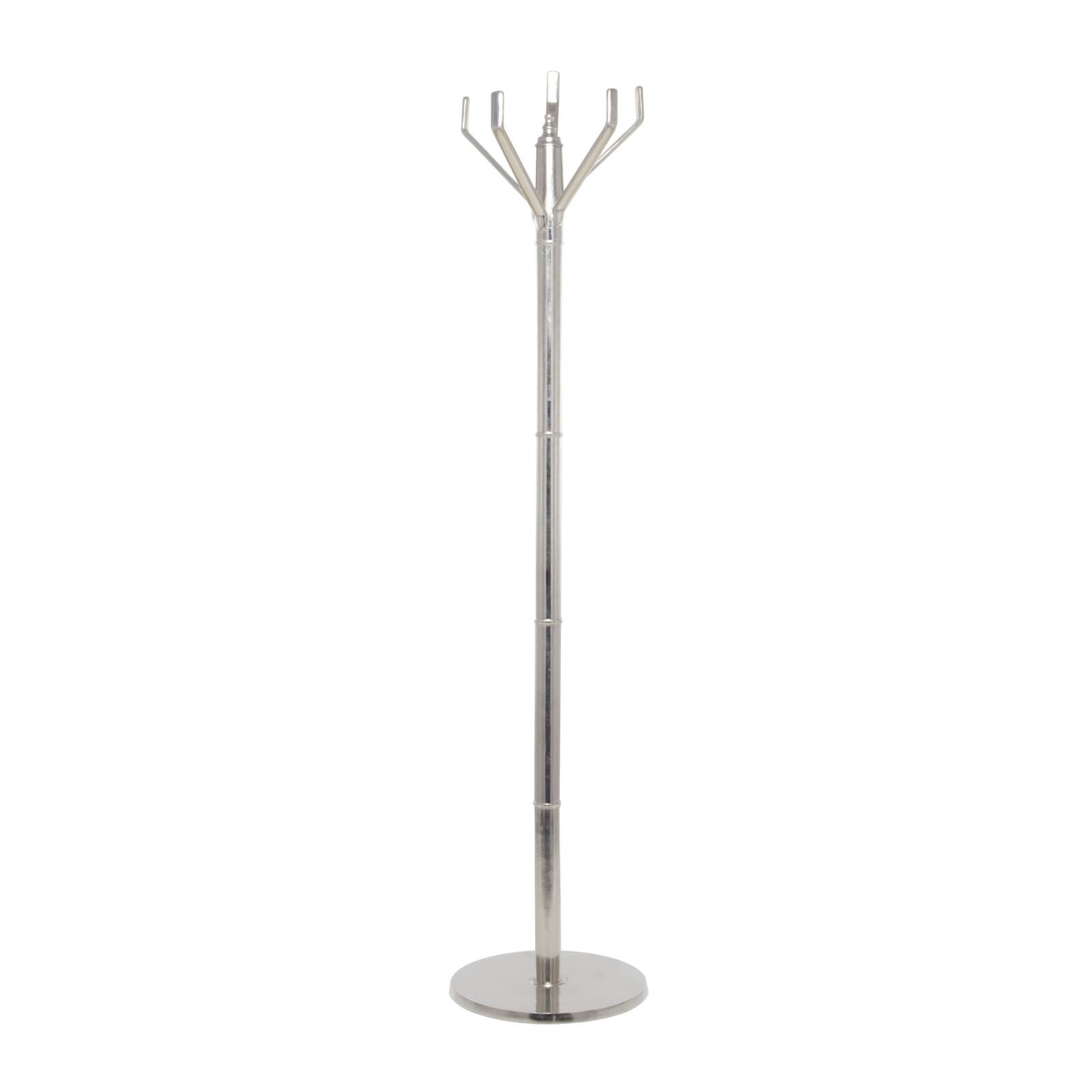 Silver Aluminum Contemporary Coat Rack, 69 x 15 x 15 By Ivory And Iris - D615590S - Arts and Crafts Silver Contemporary Coat Rack Great for hanging co sku D615590S