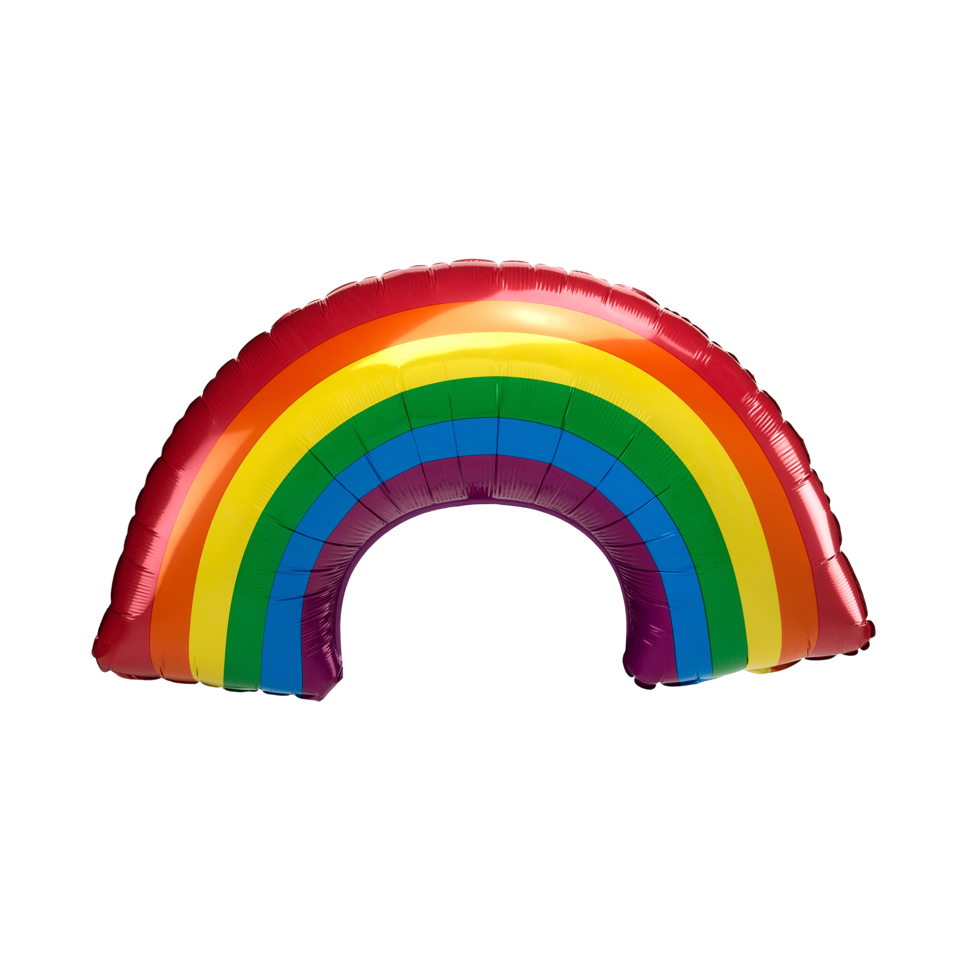 SuperShape™ 34" Iridescent Rainbow Holographic Foil Balloon