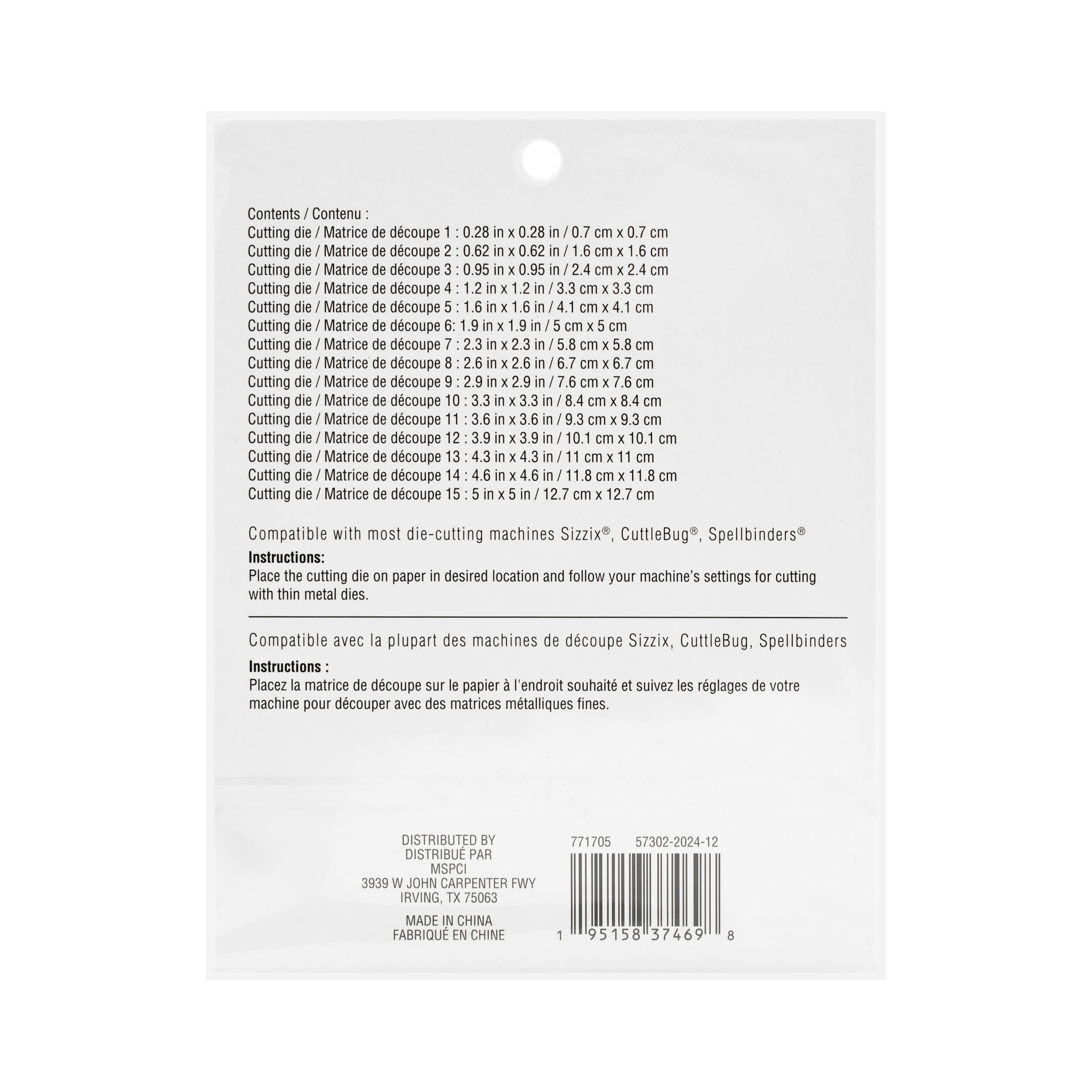 6 Pack: Circle Cutting Die Set by Recollections™