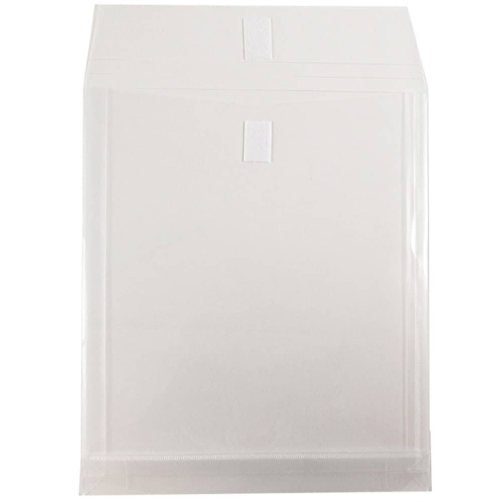 JAM Paper VELCRO&#xAE; Closure 9.75&#x22; x 11.75&#x22; Expandable Open End Envelopes, 12ct.