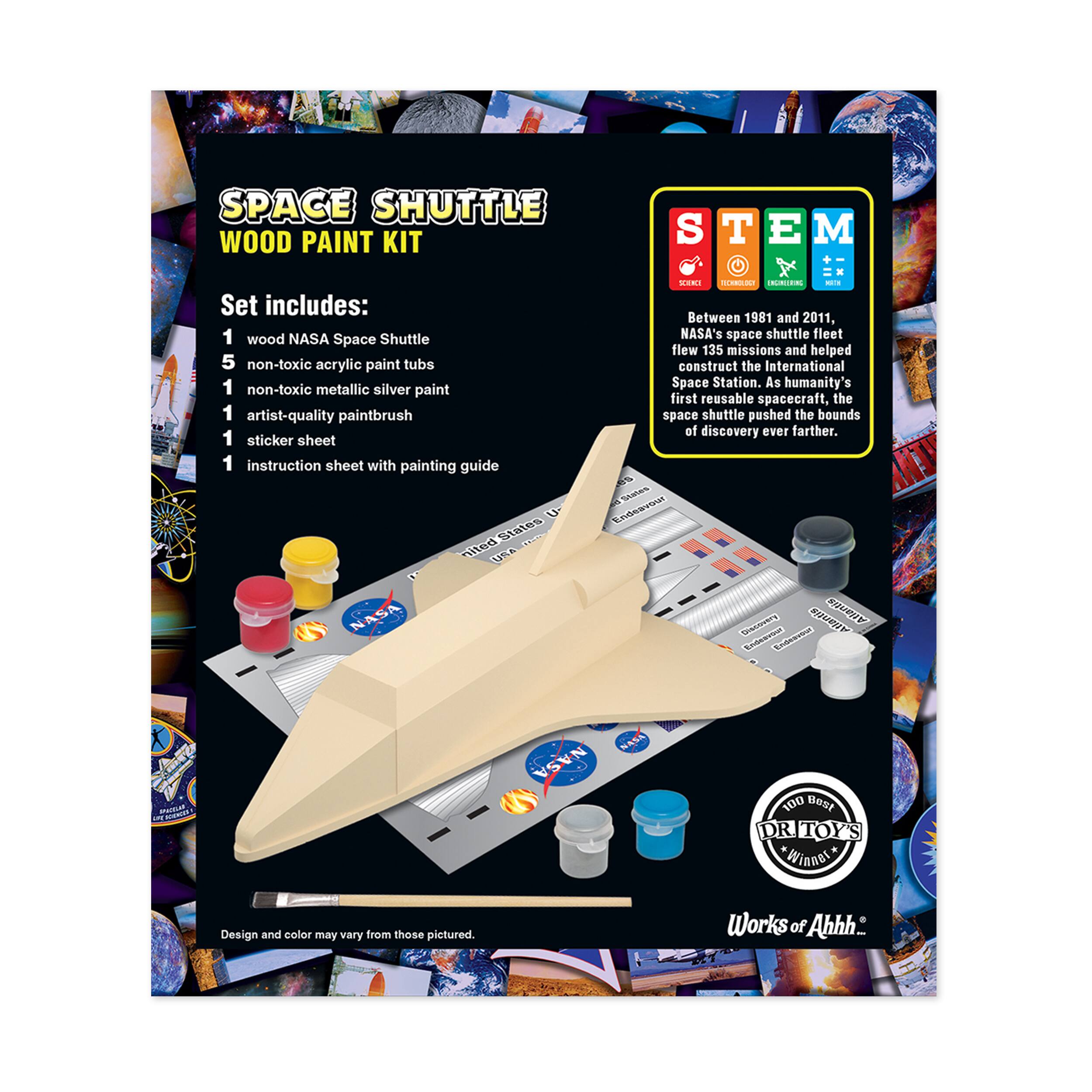 Works of Ahhh... Wood Paint Kit - NASA Space Shuttle