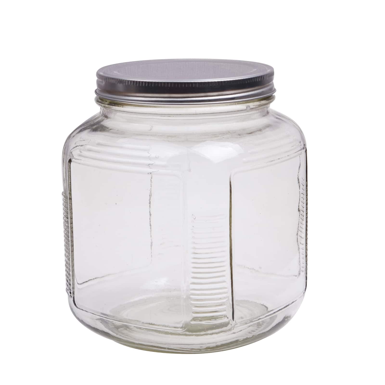 12 Pack: 6.75&#x22; Glass Square Cracker Jar by Ashland&#xAE;