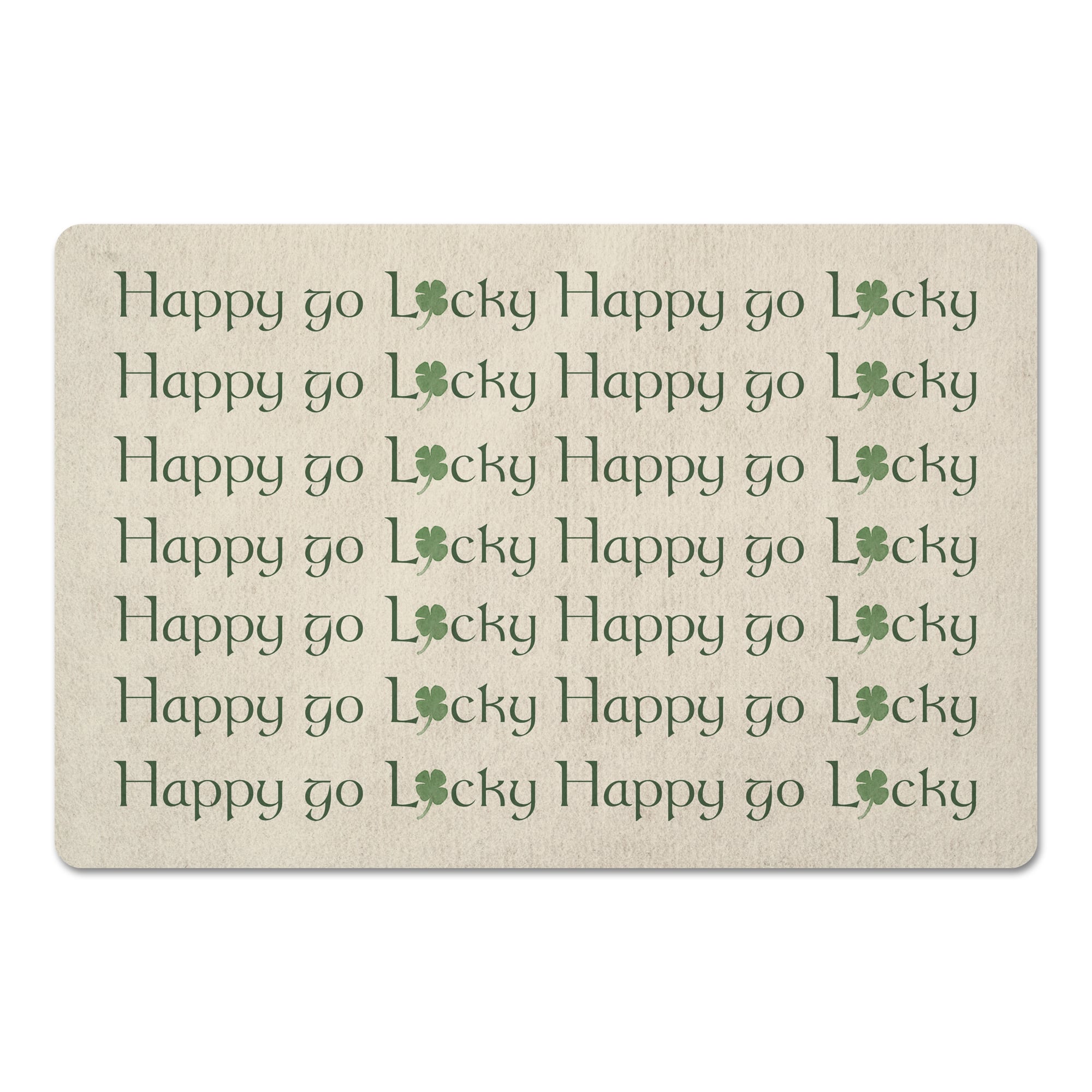 Happy Go Lucky 18" x 27" Floor Mat