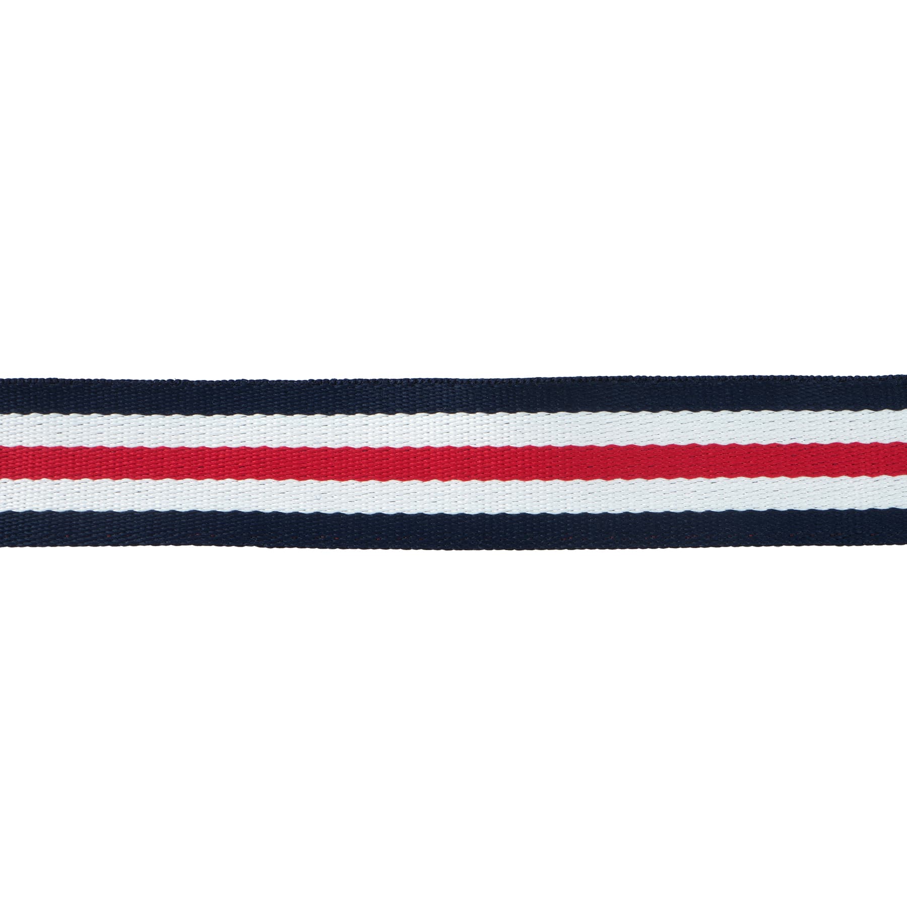 1.5&#x22; Black, White &#x26; Red Stripes Belting Trim by Celebrate It&#xAE;