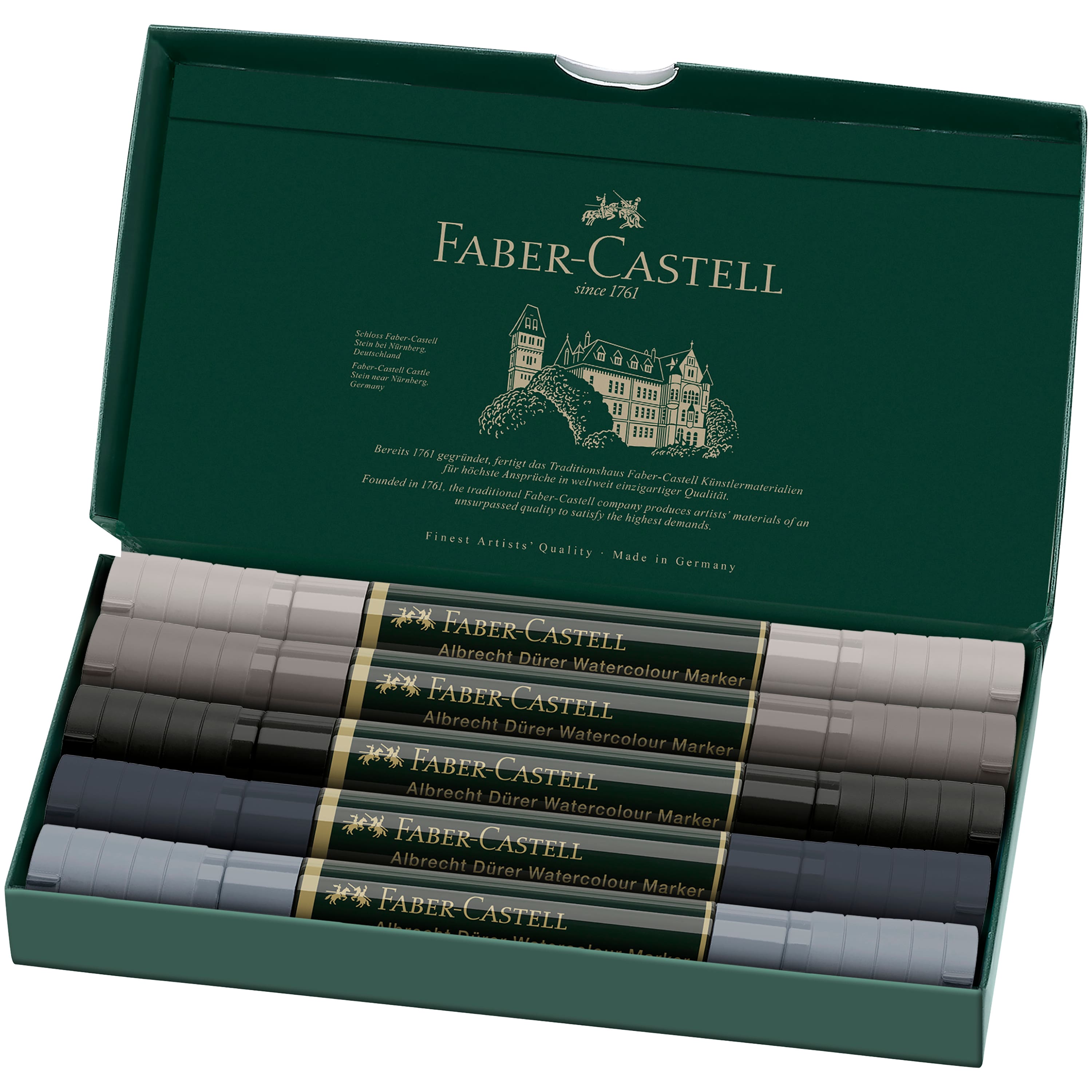 Faber-Castell® Arbrecht Dürer Grey Tones Watercolour Markers