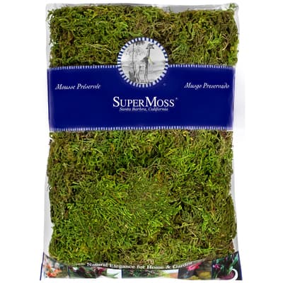 Artificial Moss Sheet, 12'' x 8 3/4'', Green, Craft Supplies from Factory Direct Craft