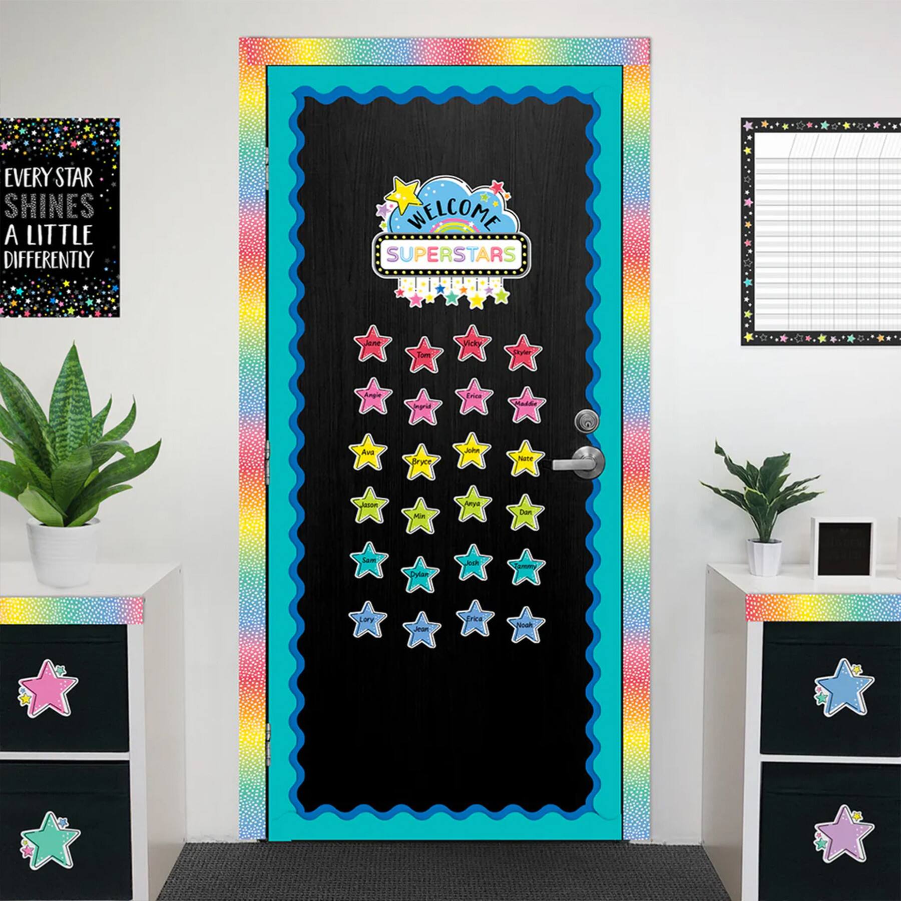 Creative Teaching Press® Core Décor Messy Dots on Rainbow EZ Border, 48ft. Per Pack, 3 Packs