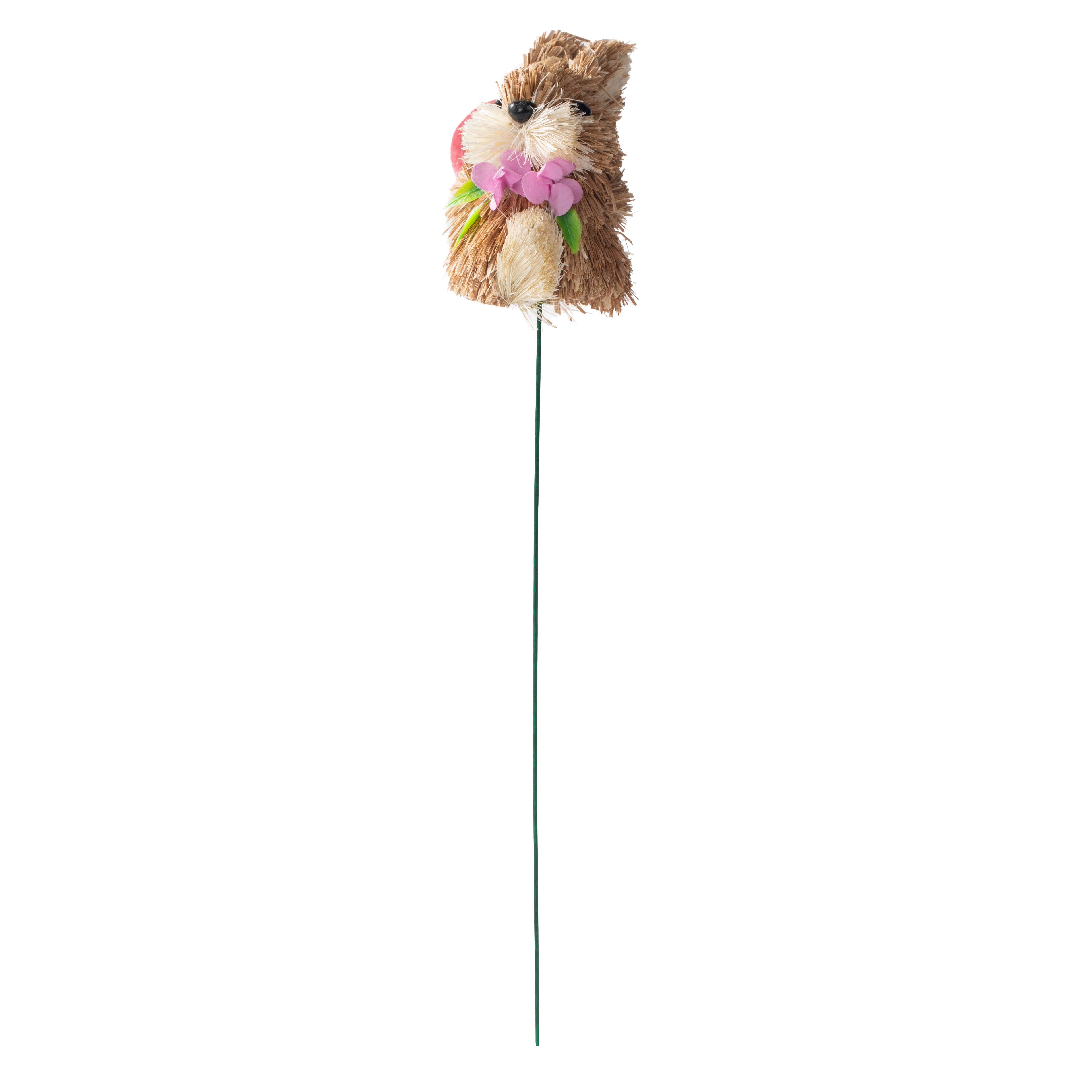 12&#x22; Sisal Bunny with Mushroom Pick by Ashland&#xAE;