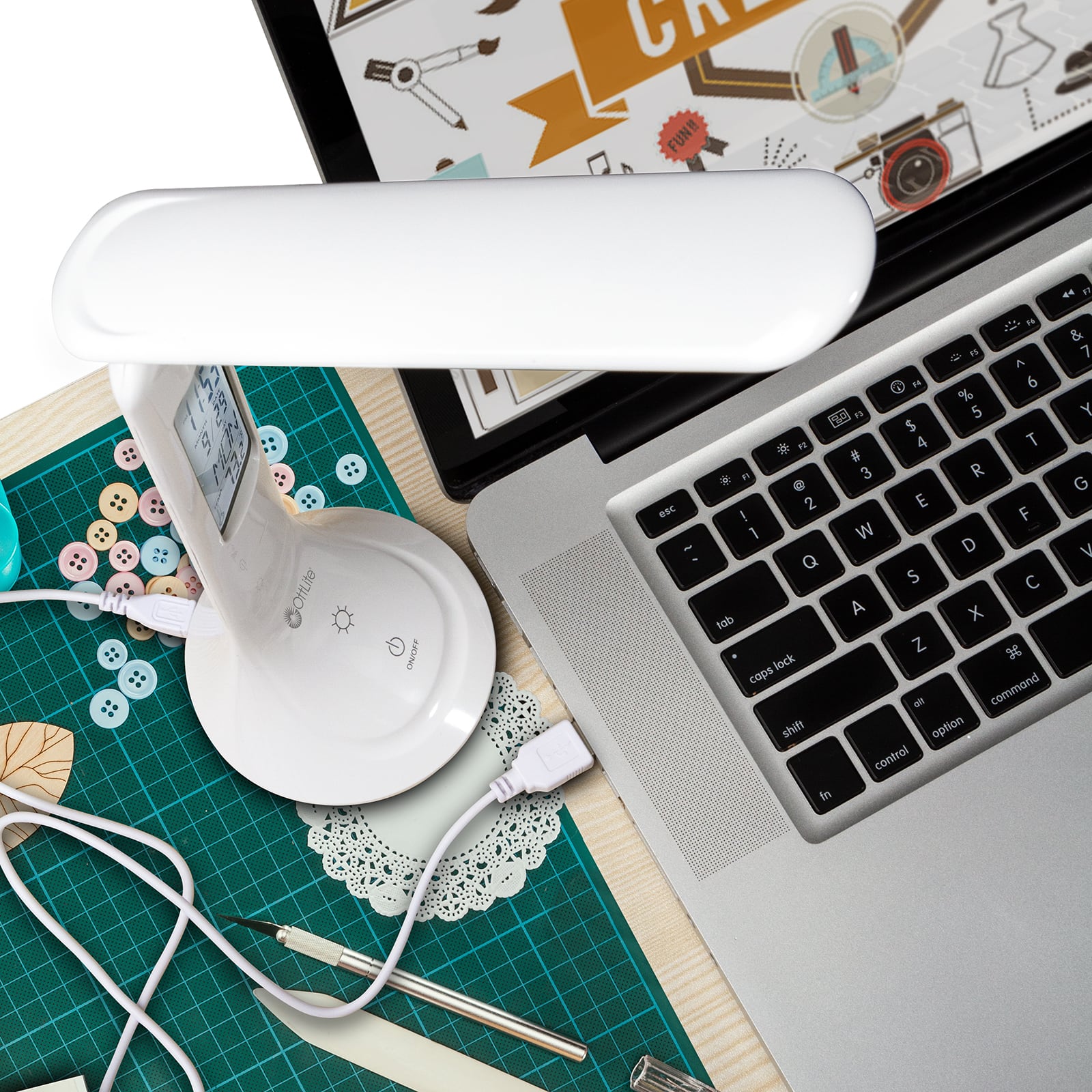 Lampe de travail à DEL rechargeable d’Ottlite