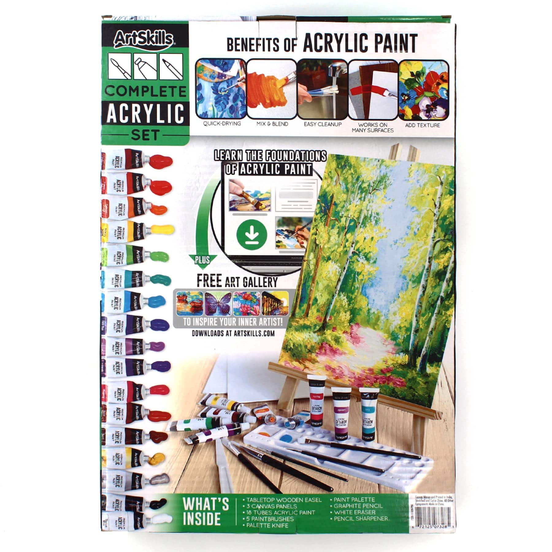 ArtSkills&#xAE; 32 Piece Complete Acrylic Paint Set