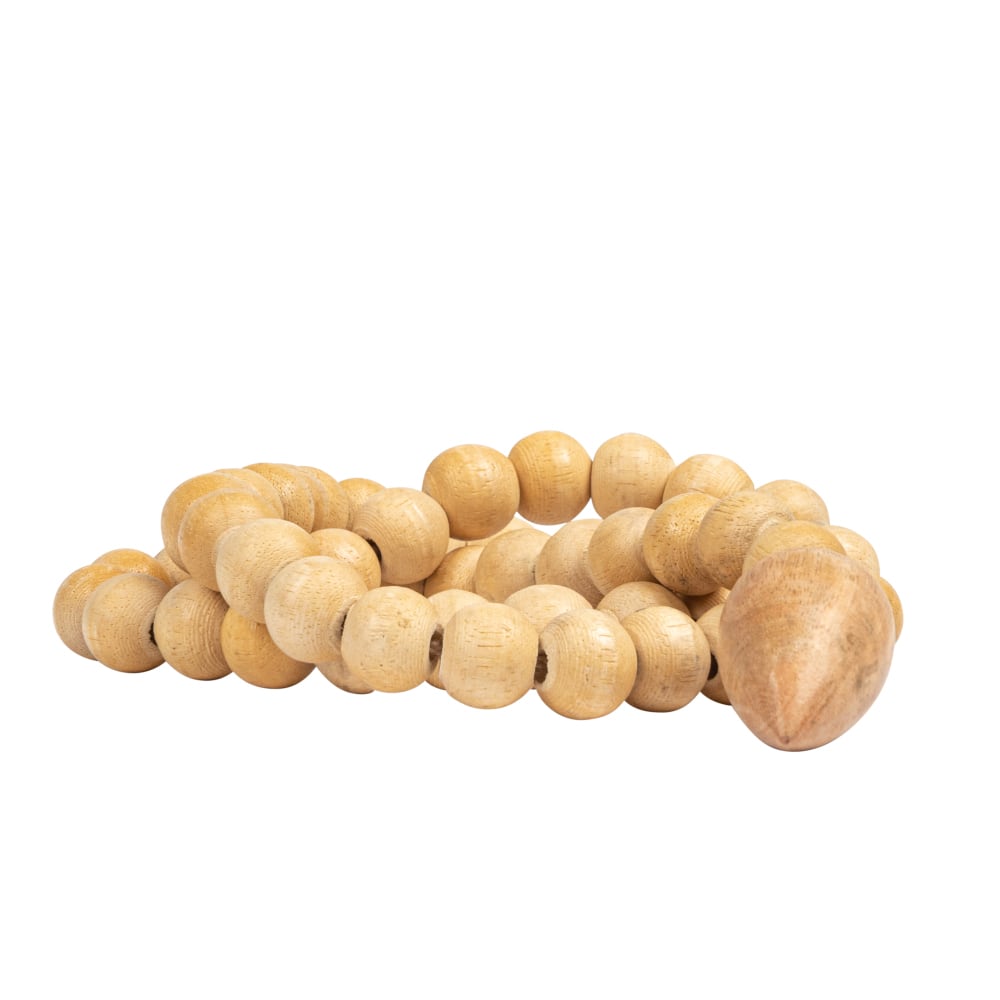 Hello Honey&#xAE; Wood Bead Strand with Decorative Wood Bead Drop