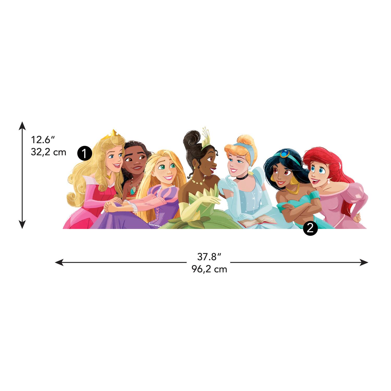 RoomMates Disney Princesses Peel &#x26; Stick Giant Wall Decal Set with Alphabet