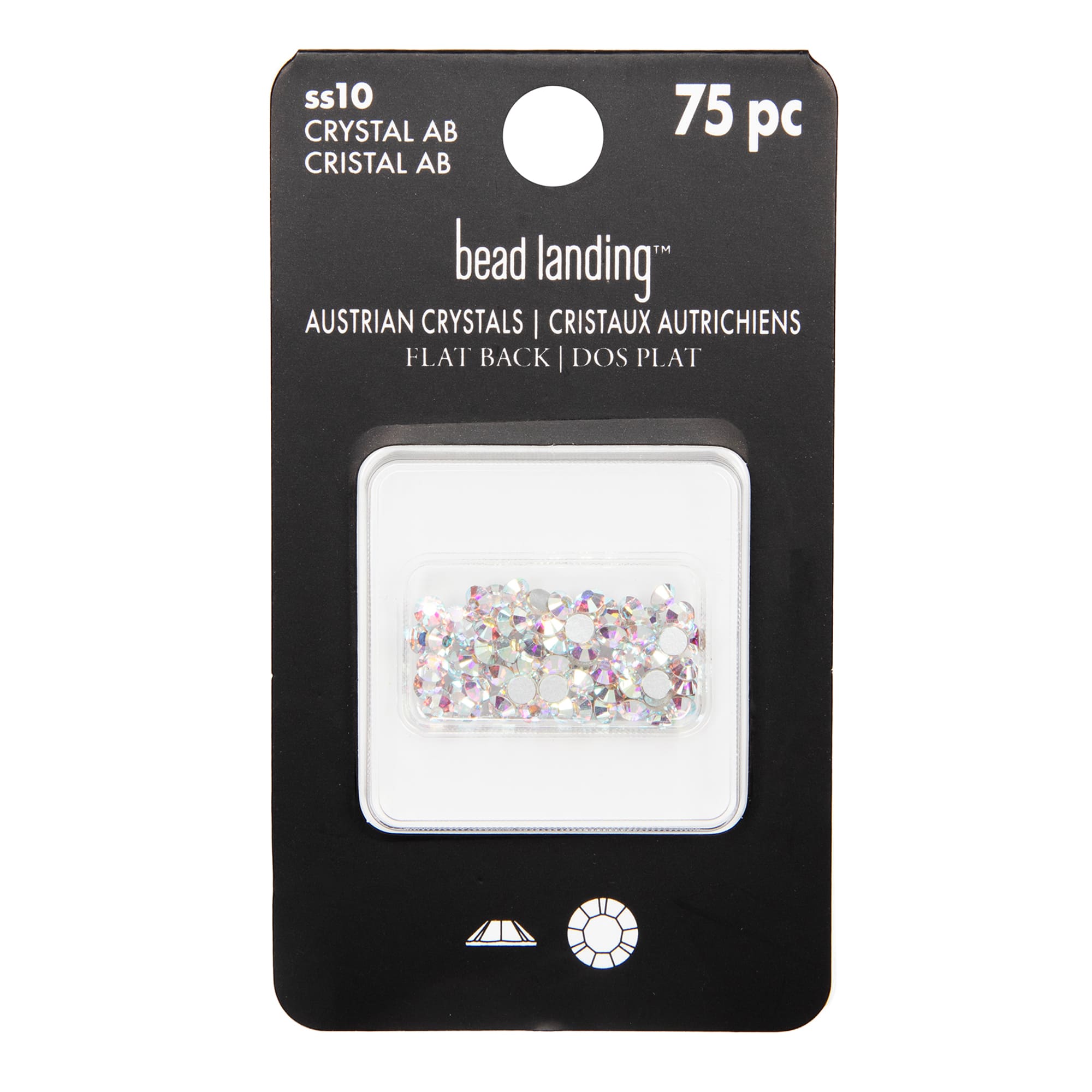 SS10 Round Flatback Austrian Crystals by Bead Landing&#x2122;, 75ct.