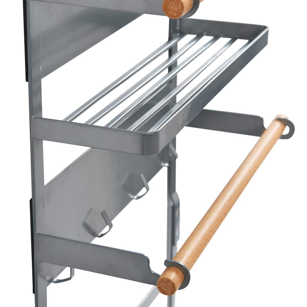 Household Essentials 26&#x22; Metal Magnetic Organizer Rack