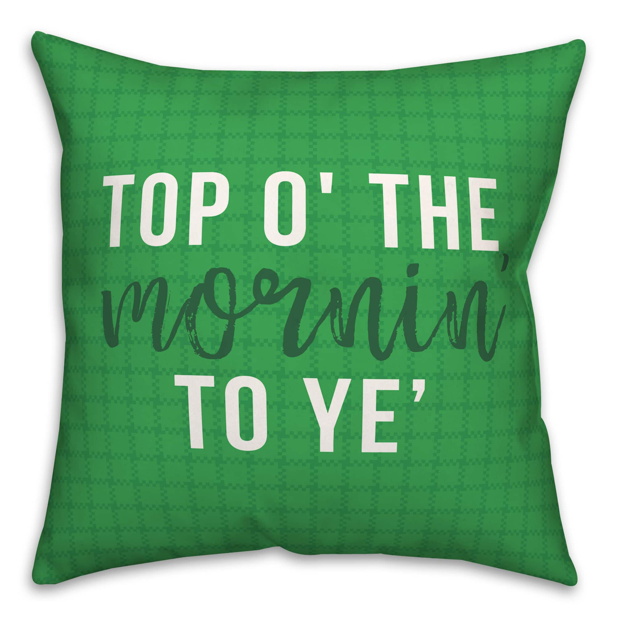 Top of the Mornin Throw Pillow