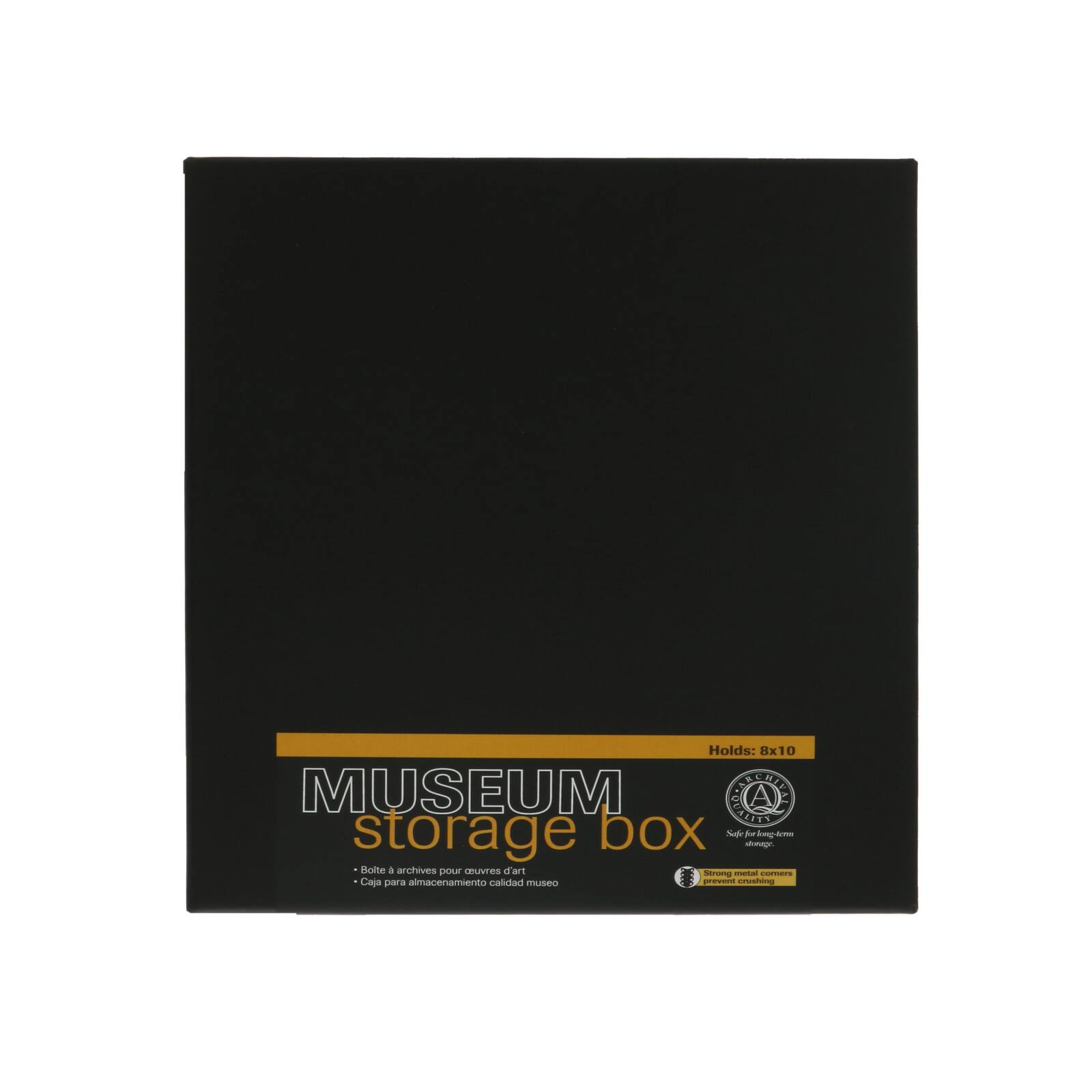 Lineco® 8" x 10" Black Museum Storage Box