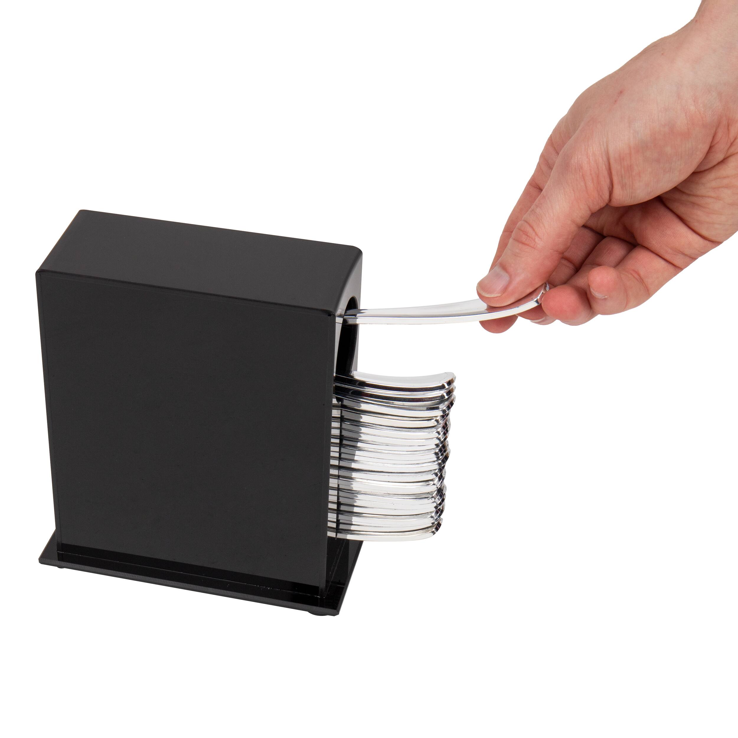 Mind Reader Foundation Collection Black Utensil Dispenser, 2ct.