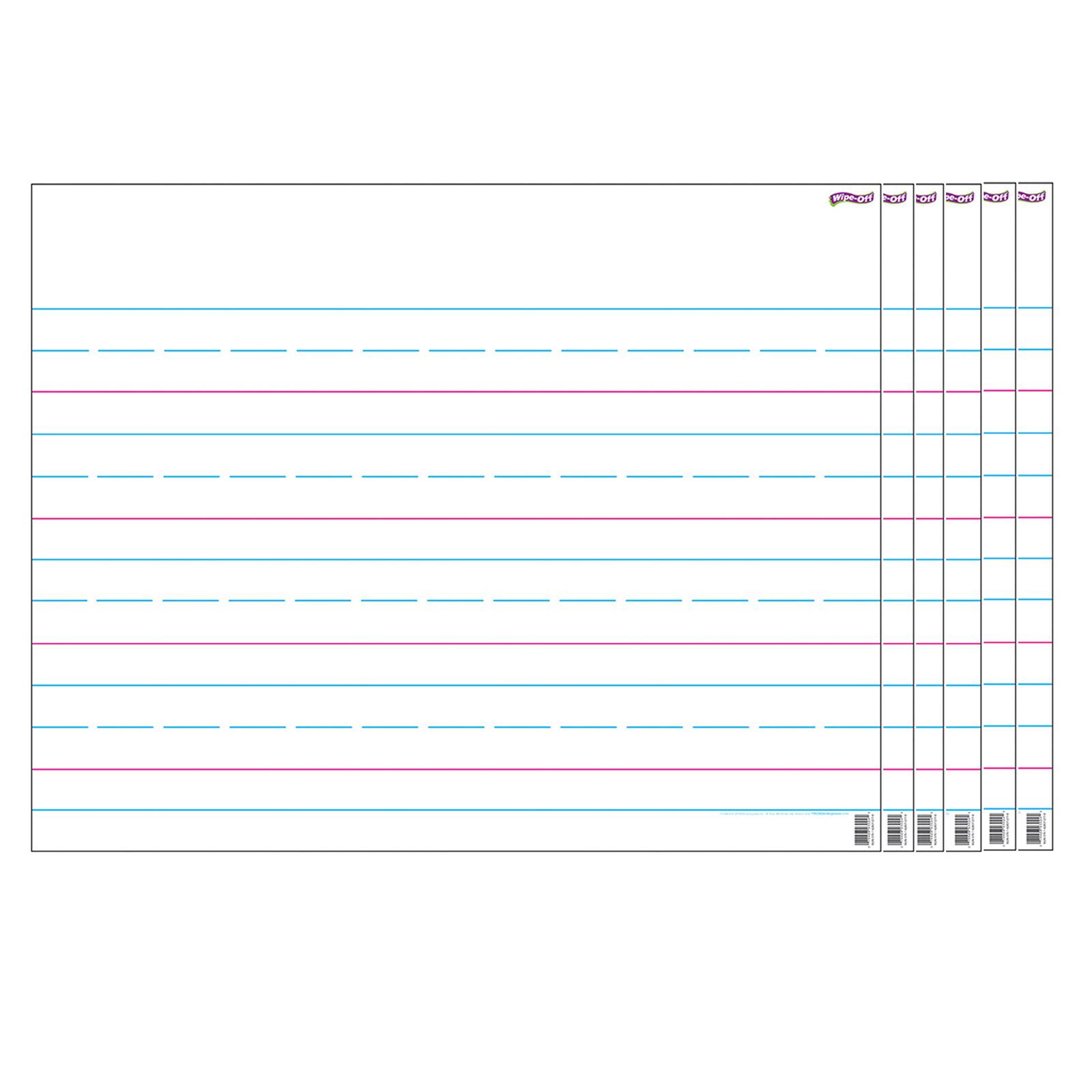 buy the trend enterprises handwriting paper wipe off chart 6ct at michaels