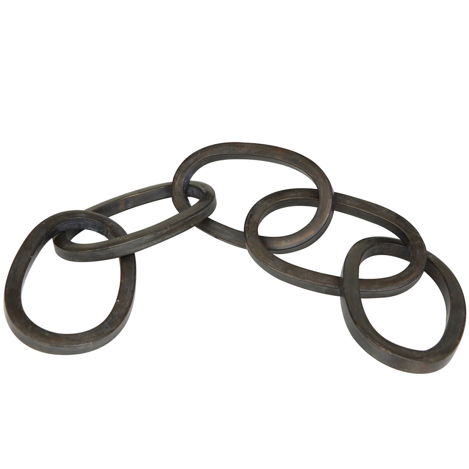 CosmoLiving by Cosmopolitan 3ft. Metal Chain Sculpture