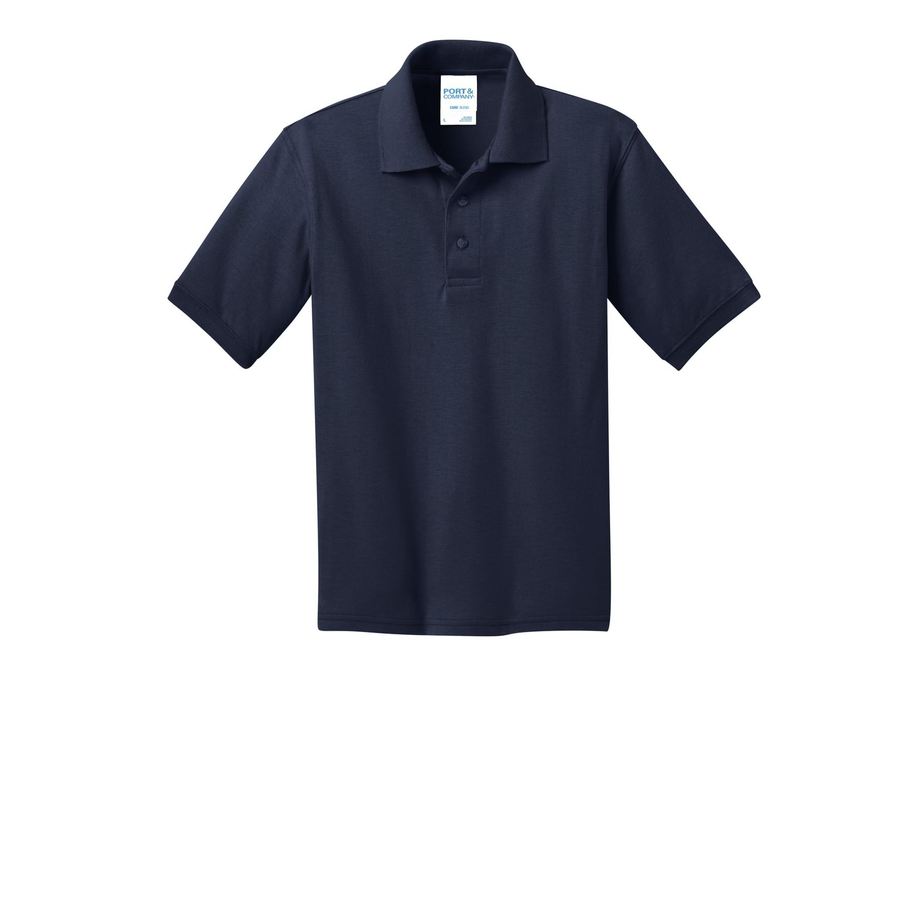 Port & Company® Youth Core Blend Jersey Knit Polo