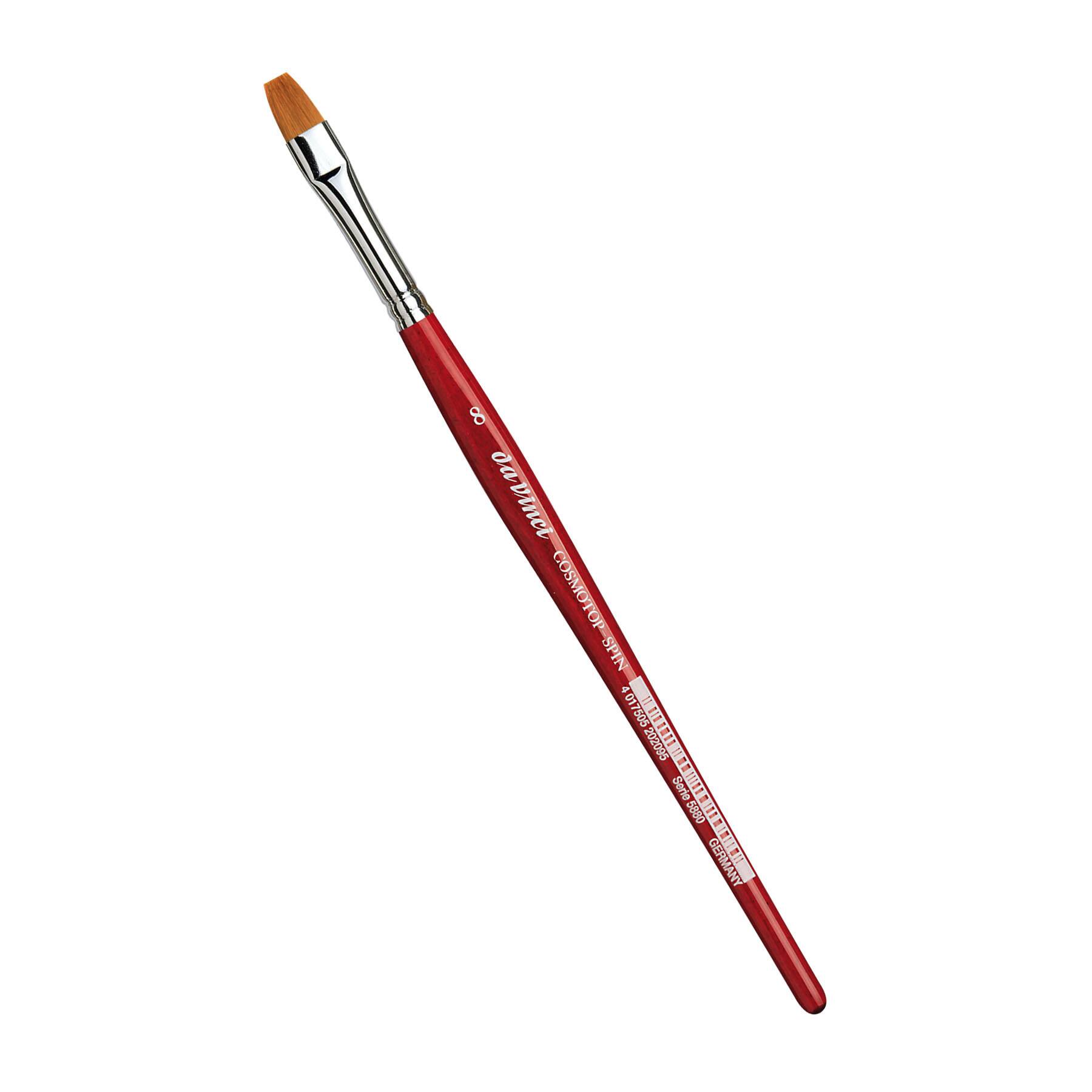 da Vinci COSMOTOP SPIN Series 5880 Synthetic Flat Brush