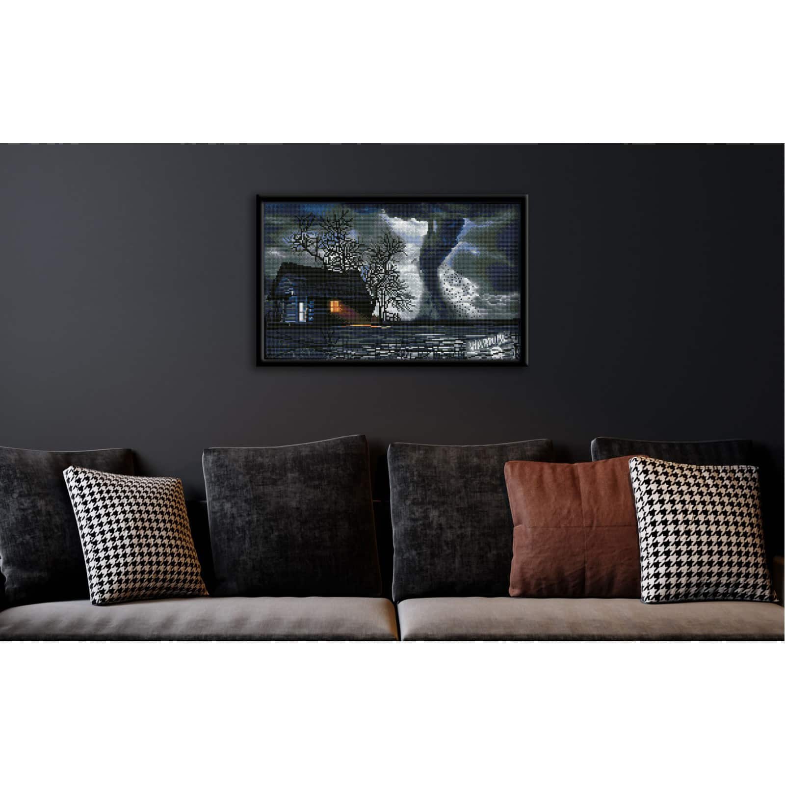 Diamond Dotz® Intermediate Twister Pre-Framed Diamond Painting Kit