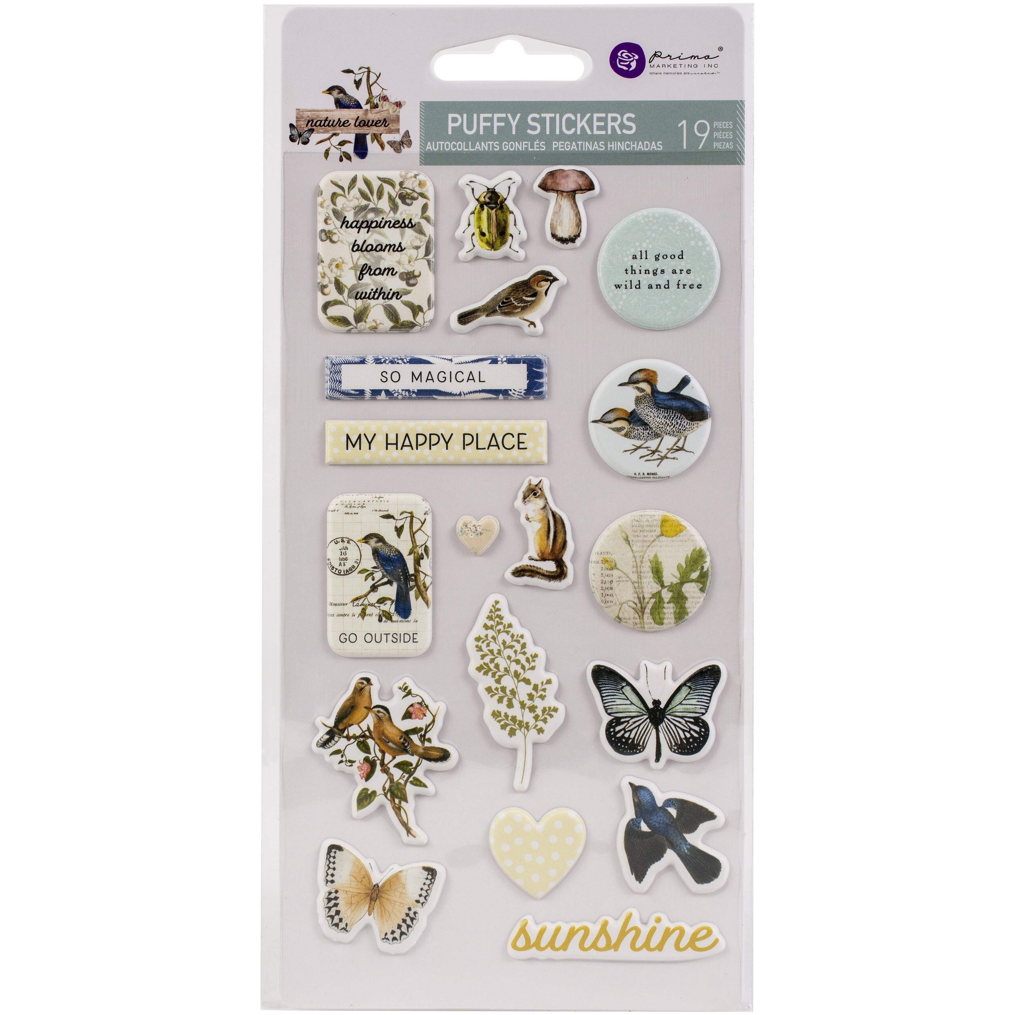 prima nature lover puffy stickers michaels